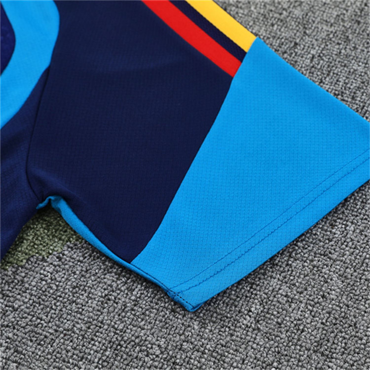 AlphaJersey-Spain 2026 Short-Sleeve Training Set - Royal Blue Top & Shorts