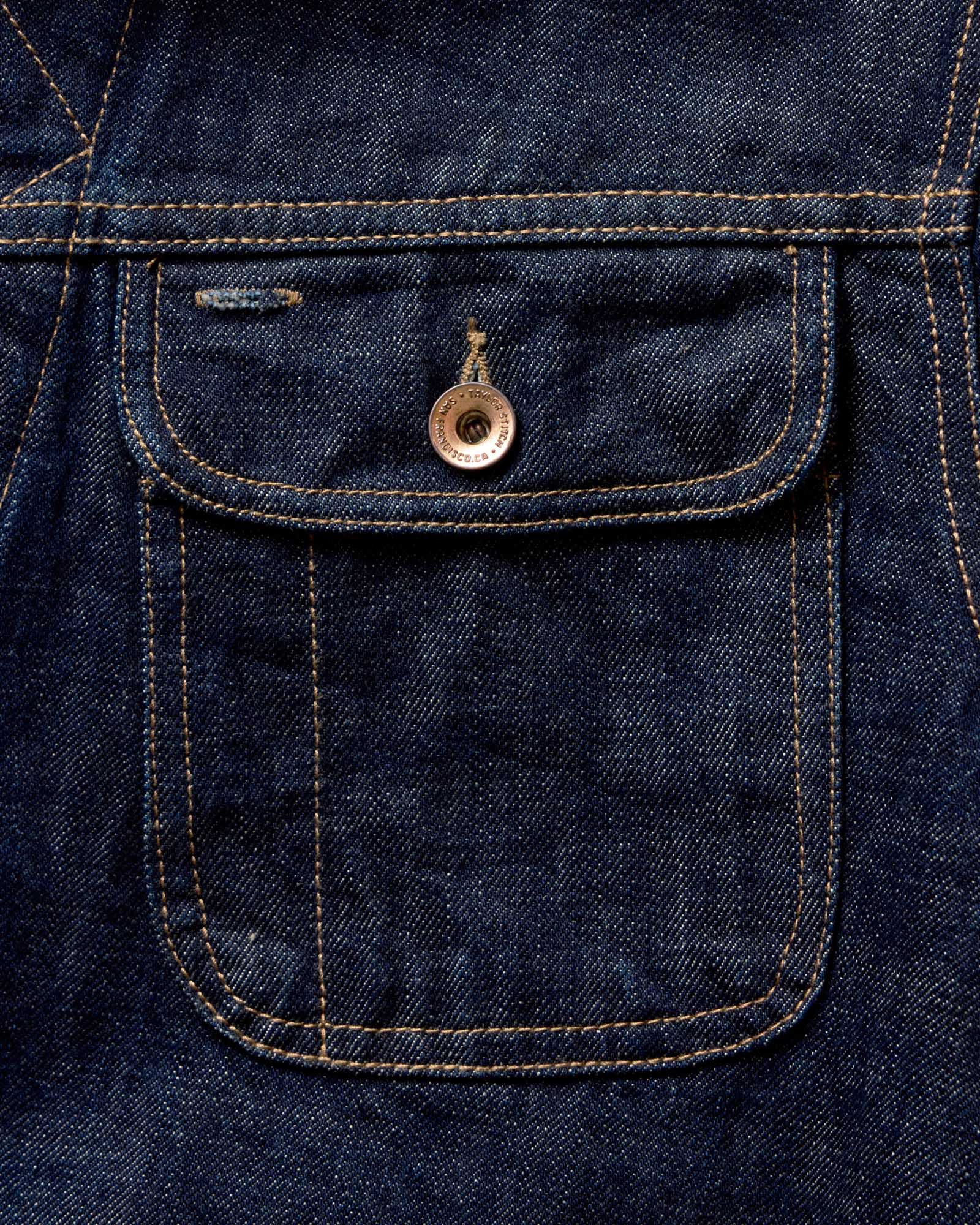 The Long Haul Jacket in Rinsed Organic Selvedge | Modern Menswear by yycbvcnbmmnbm