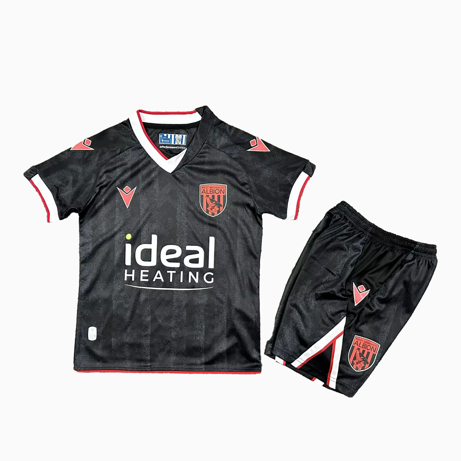 AlphaJersey-West Bromwich Albion 25-26 Third Black Kids Kit