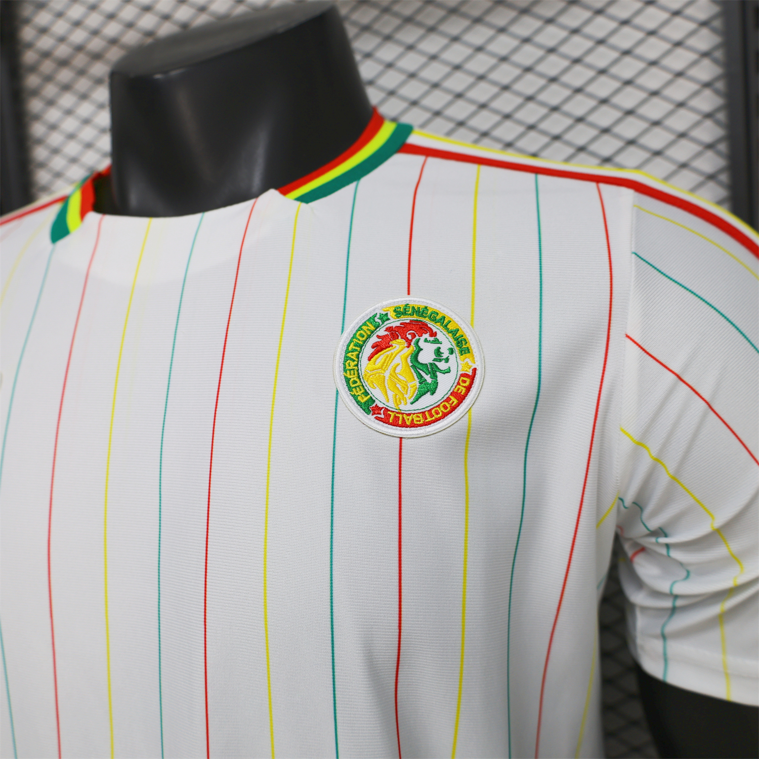AlphaJersey-Senegal 2026 Terrace Icon Retro Casual Style White Jersey - Player Version