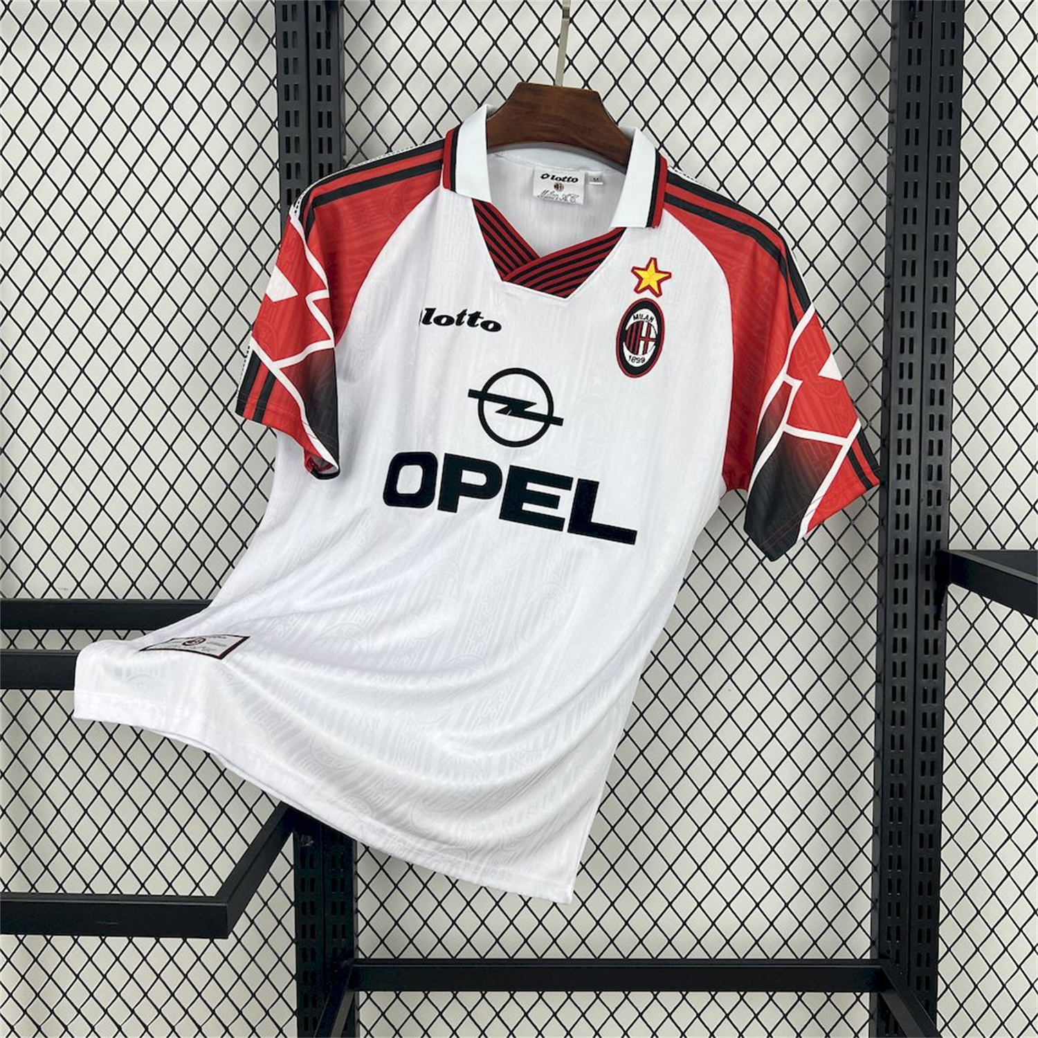 AlphaJersey-Retro AC Milan 1997-98 White Special Jersey