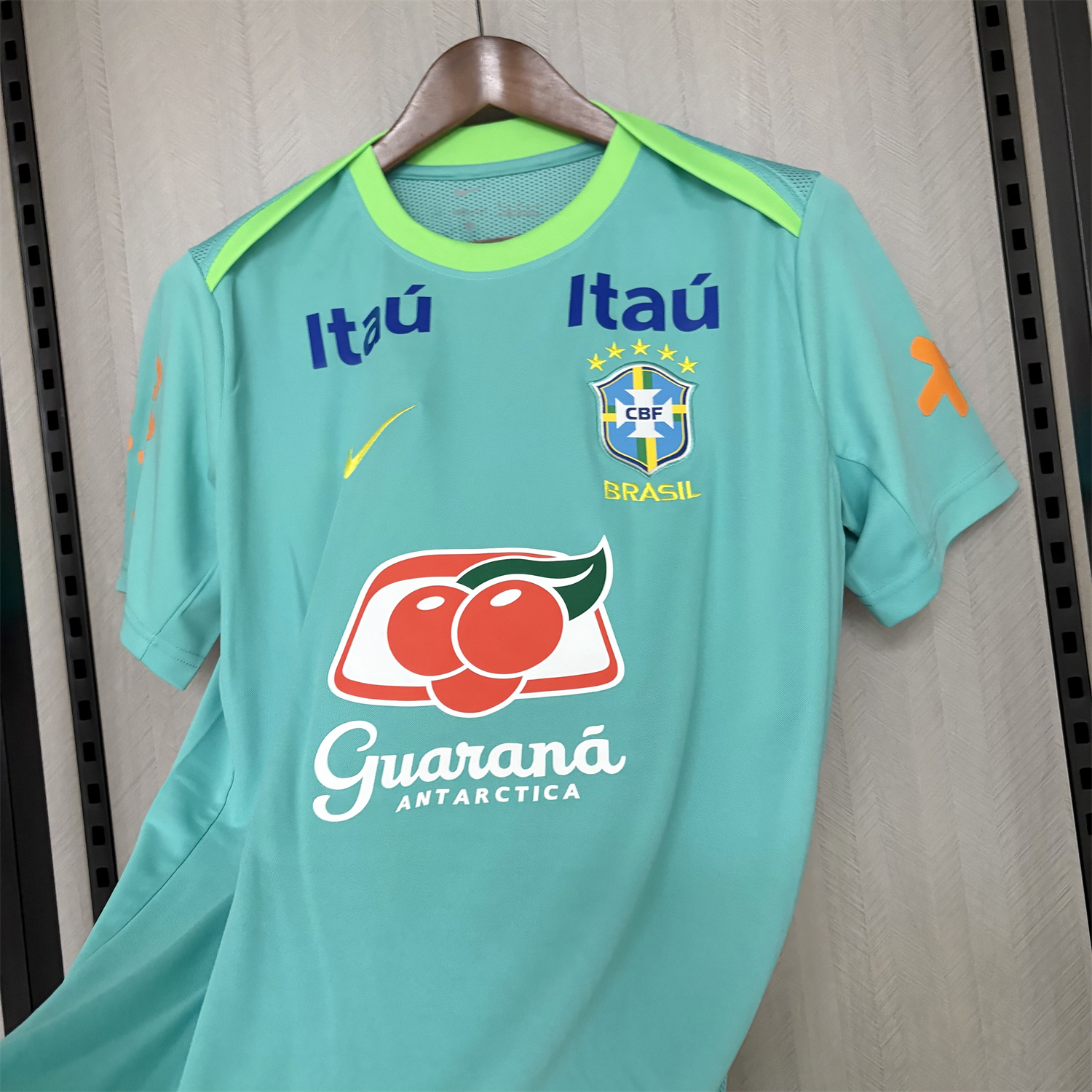 AlphaJersey-Brazil 2026 Tiffany Blue Training Jersey - Fans Version