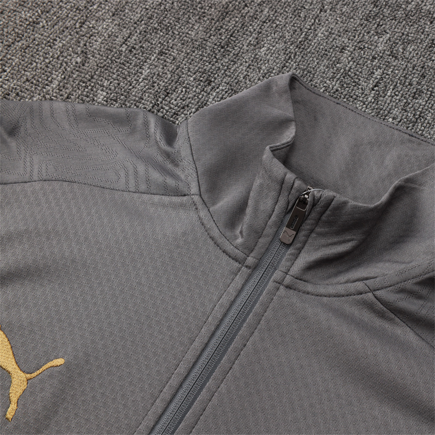 AlphaJersey-AC Milan 25-26 Jacket Training Tracksuit - Grey top & Grey Pants