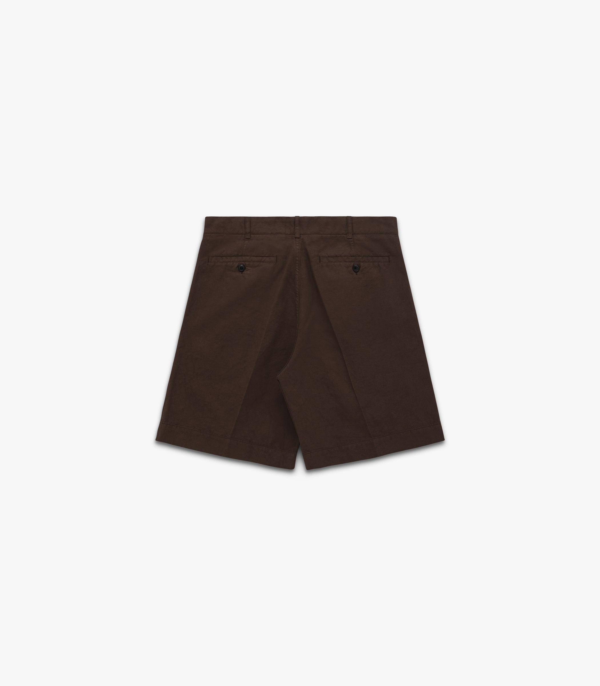 Canal Pleated Twill Cotton & Linen Short | Modern Menswear by yycbvcnbmmnbm