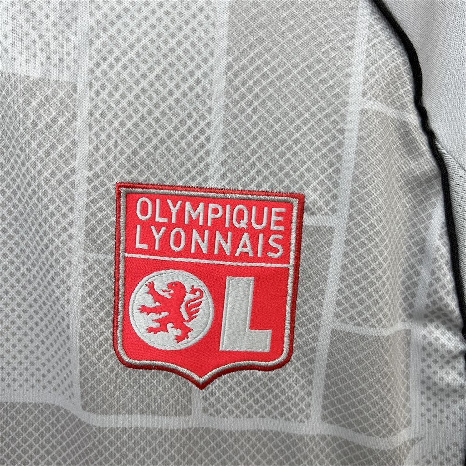 AlphaJersey-Lyon 25-26 Third Grey Jersey - Fans Version