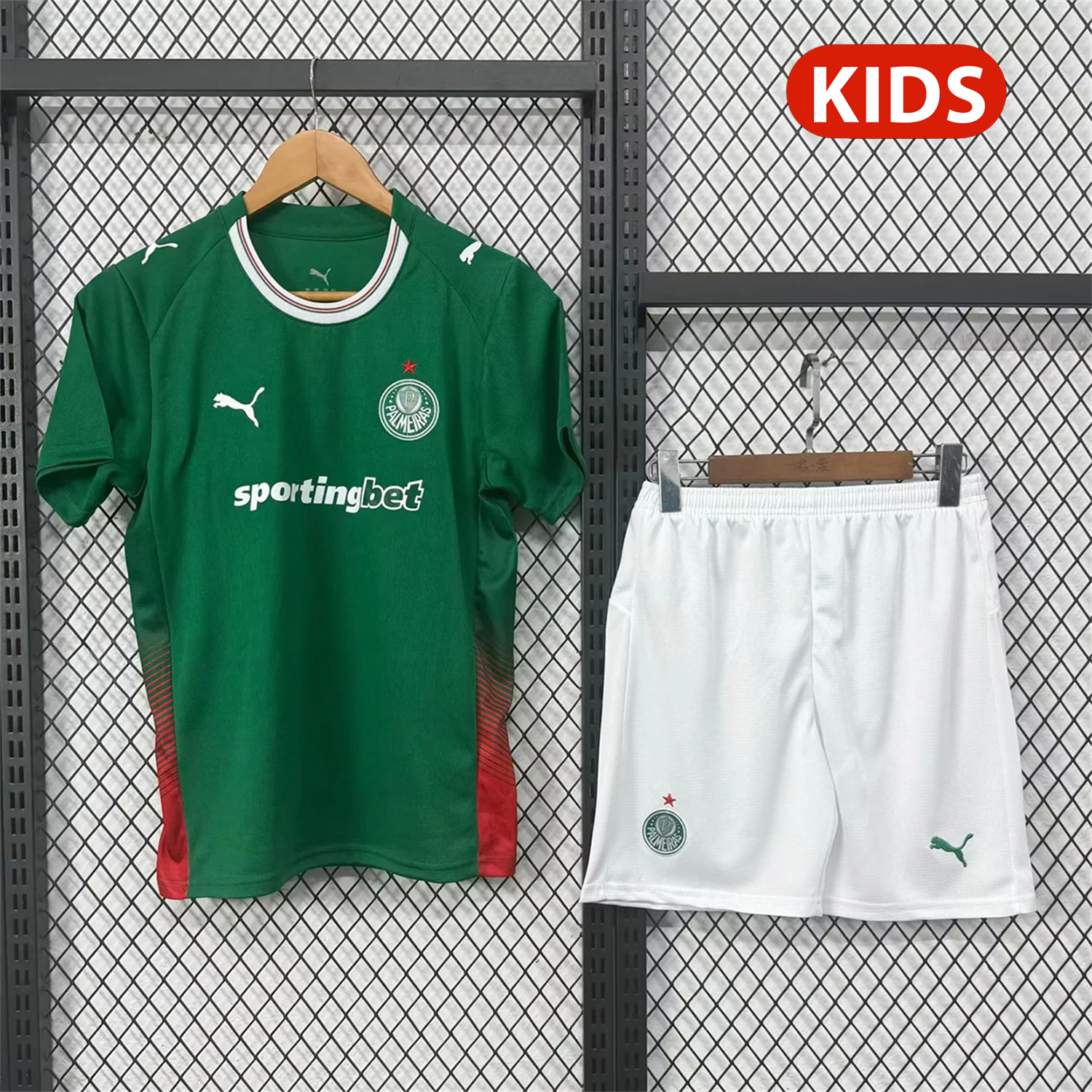 AlphaJersey-Palmeiras 26-27 Home Kids Kit