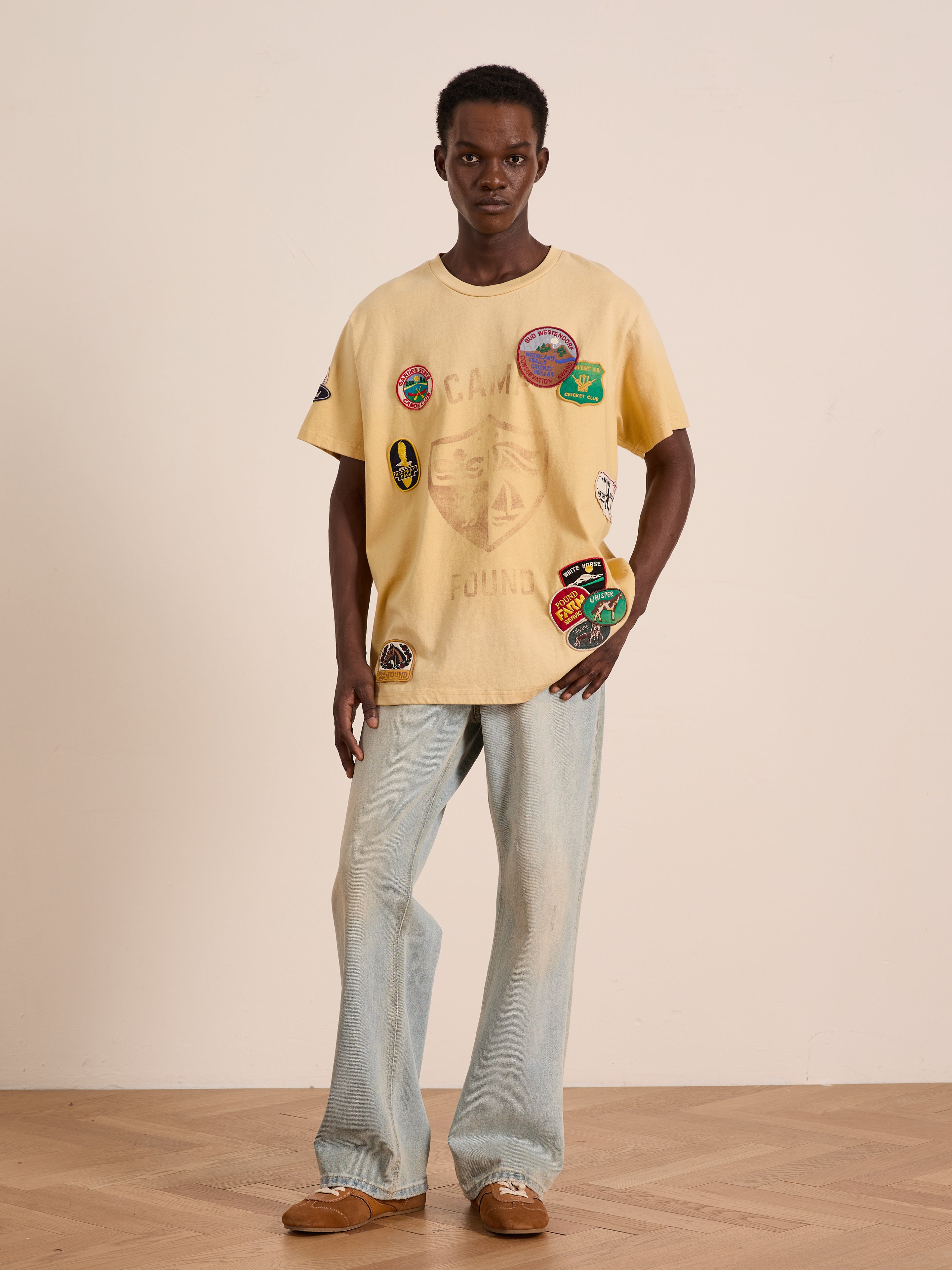 Patchwork Camp Tee | Modern Menswear by yycbvcnbmmnbm