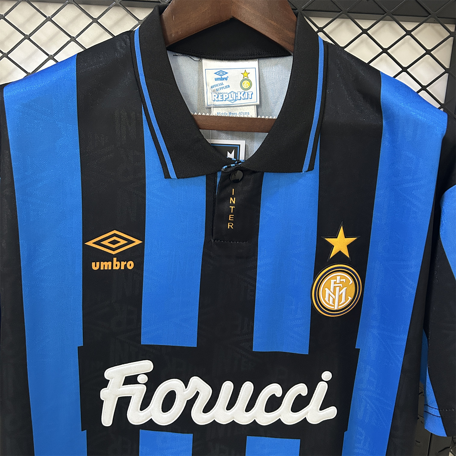 AlphaJersey-Retro Inter Milan 1992-94 Home Jersey