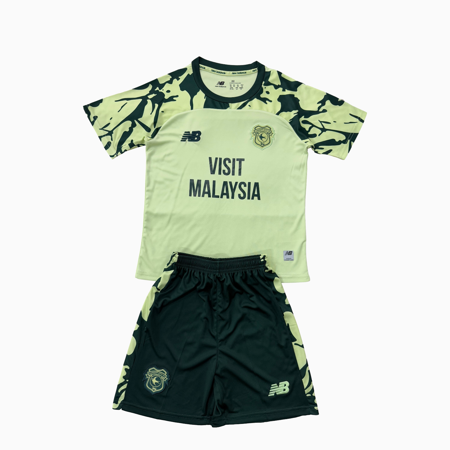 AlphaJersey-Cardiff City 25-26 Away Kids Kit