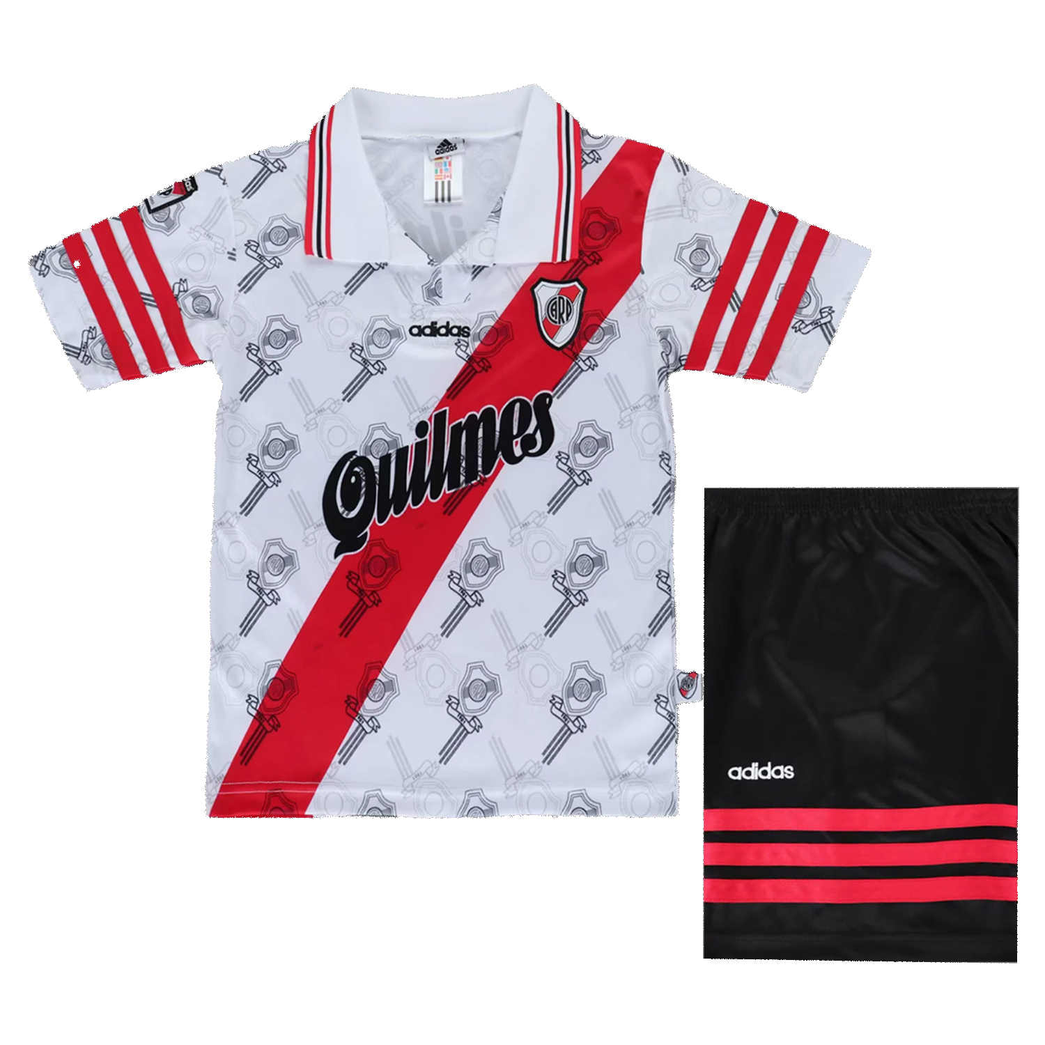 AlphaJersey-Retro River Plate 1996-97 Home Kids Kit