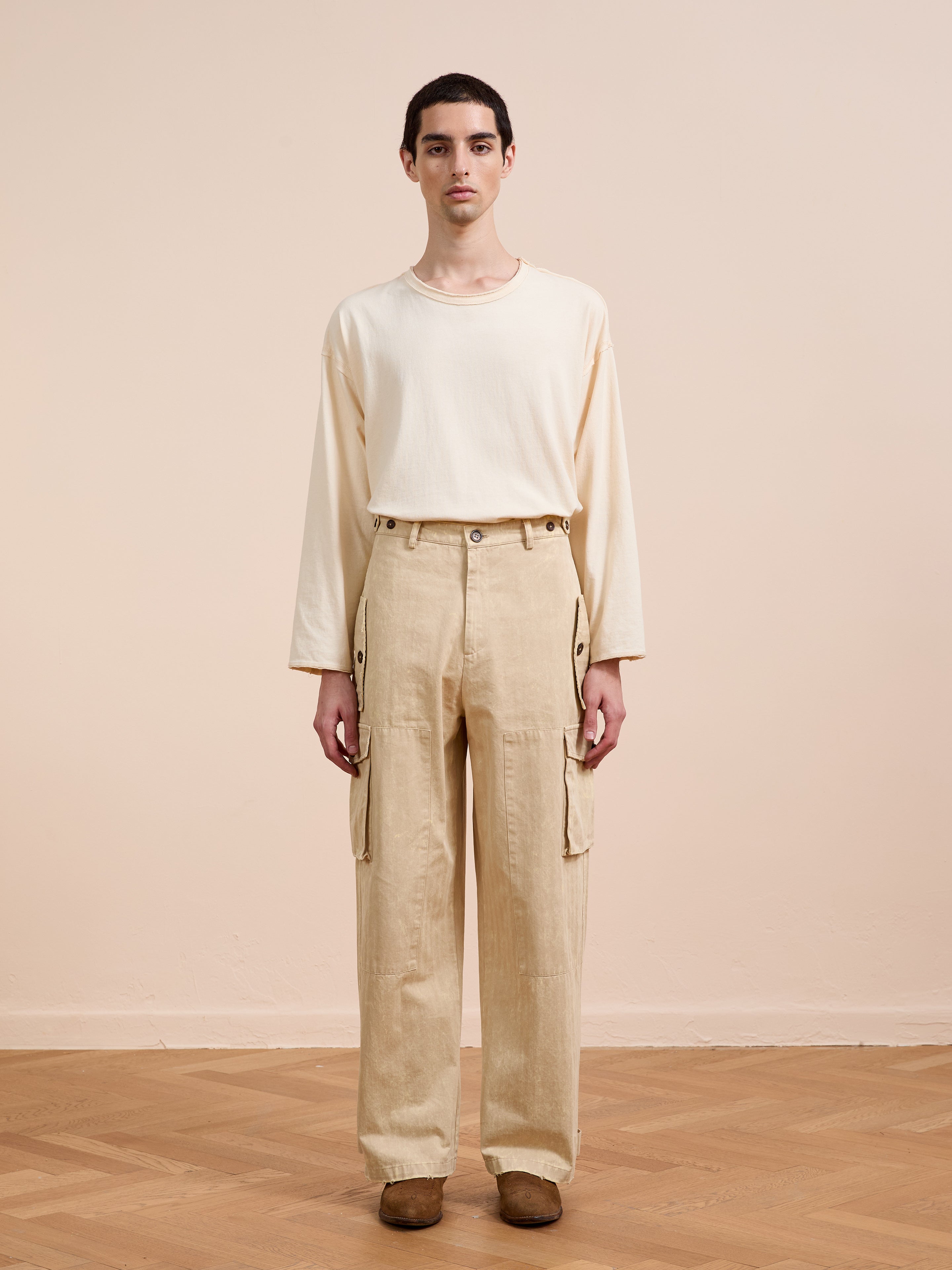 Utility Herringbone Paneled Pants | Modern Menswear by yycbvcnbmmnbm