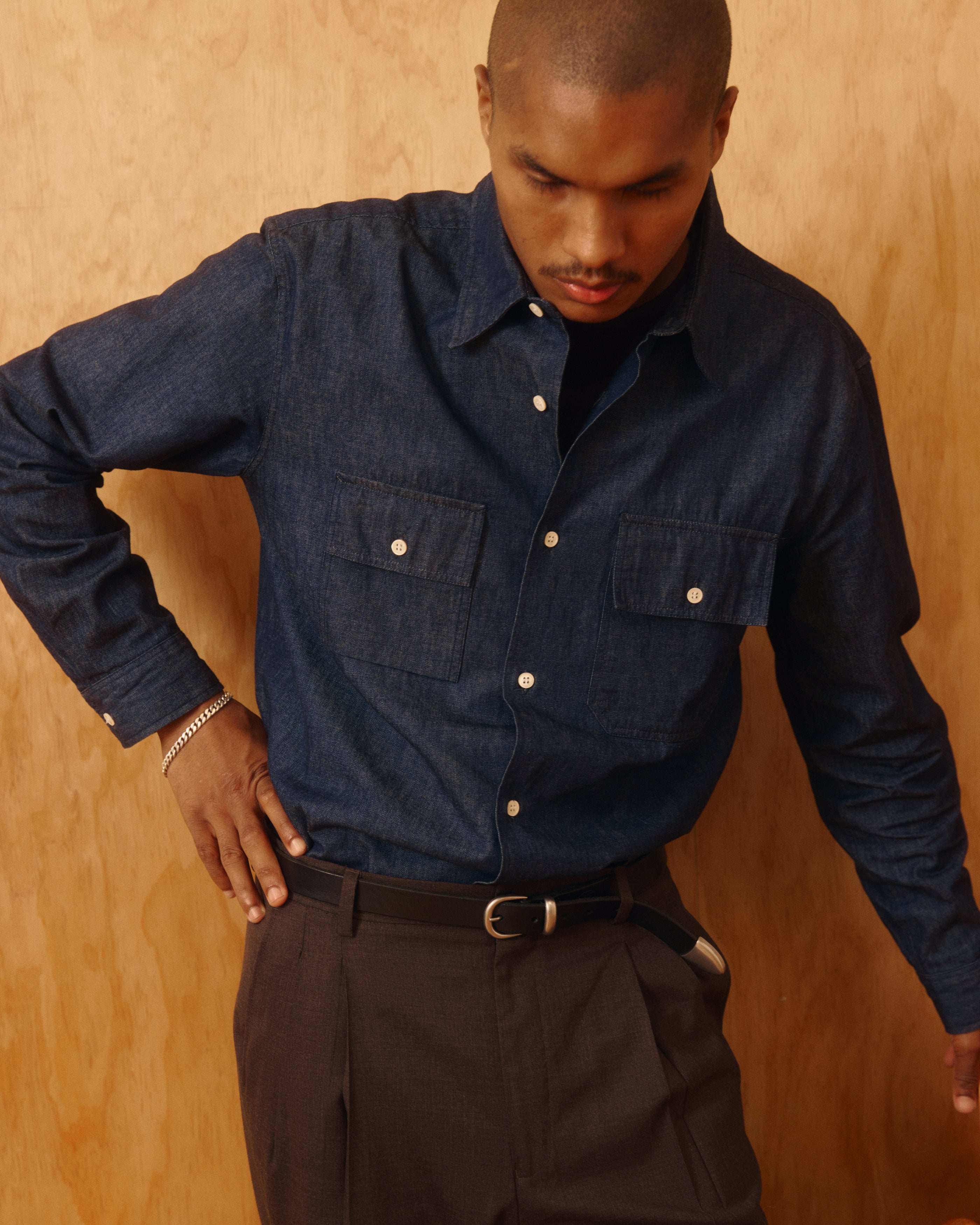 Pacific Denim Shirt | Modern Menswear by yycbvcnbmmnbm