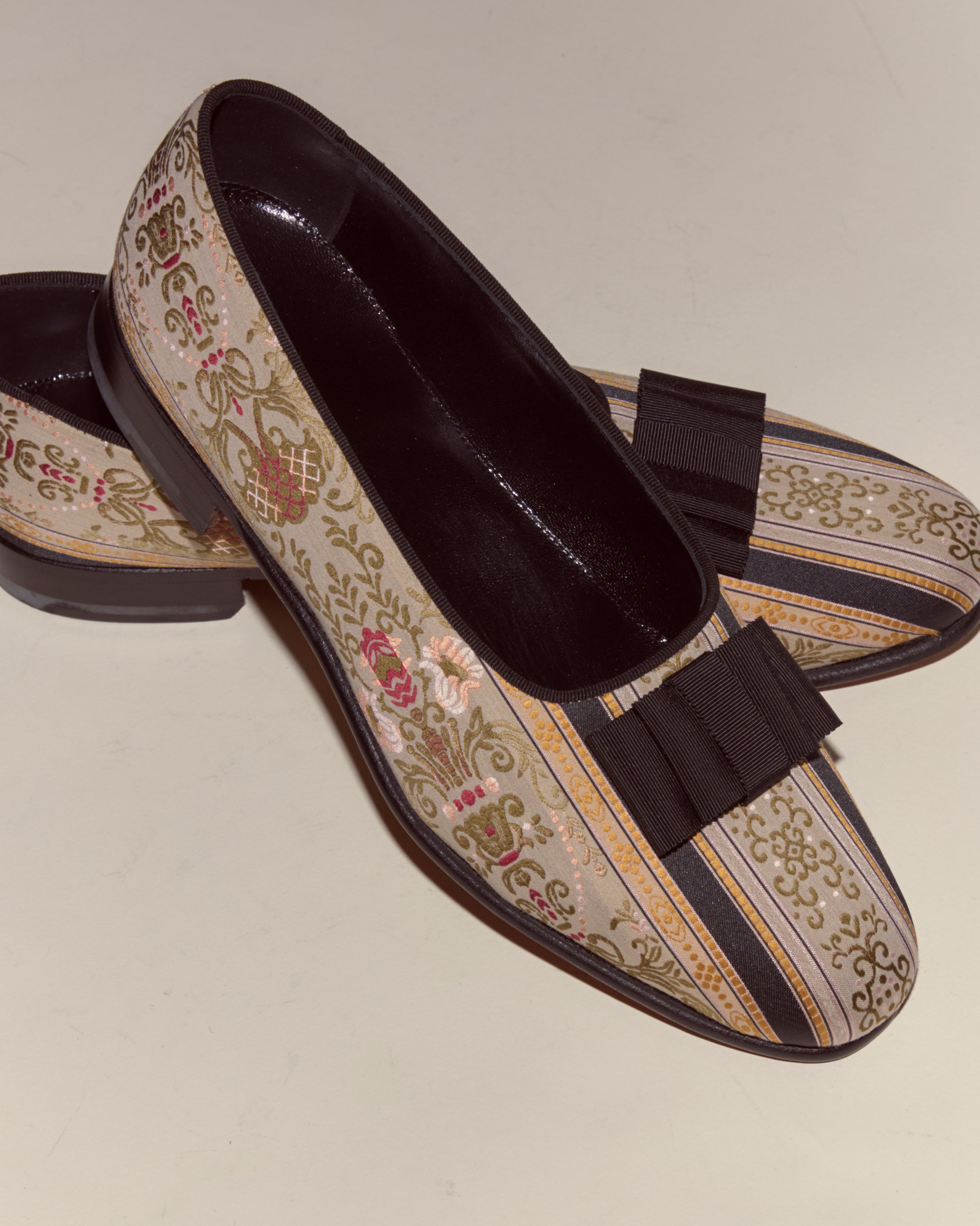 Floret Brocade Opera Pumps | Modern Menswear by yycbvcnbmmnbm