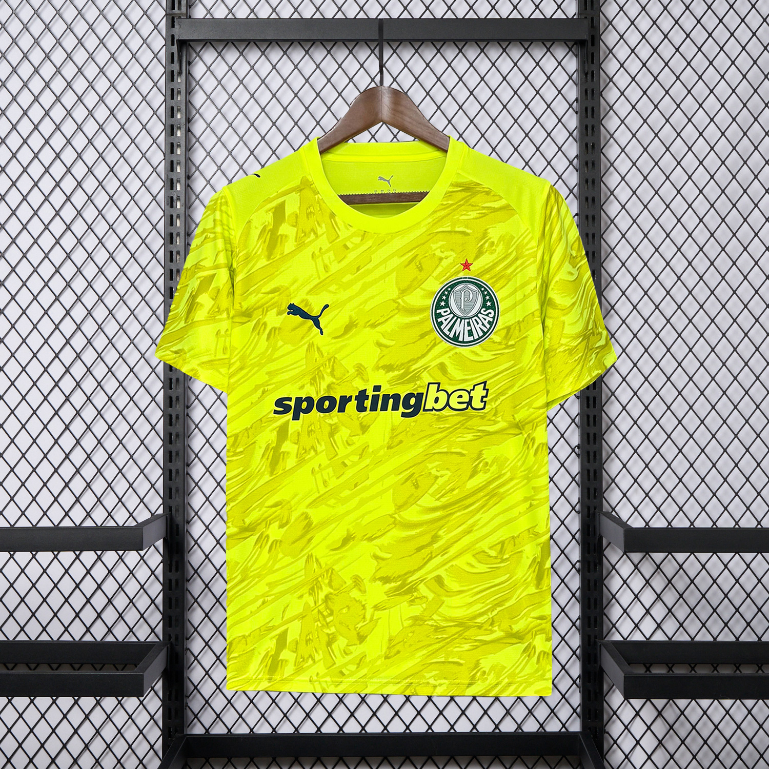 AlphaJersey-Palmeiras 26-27 Yellow Goalkeeper Jersey - Fans Version