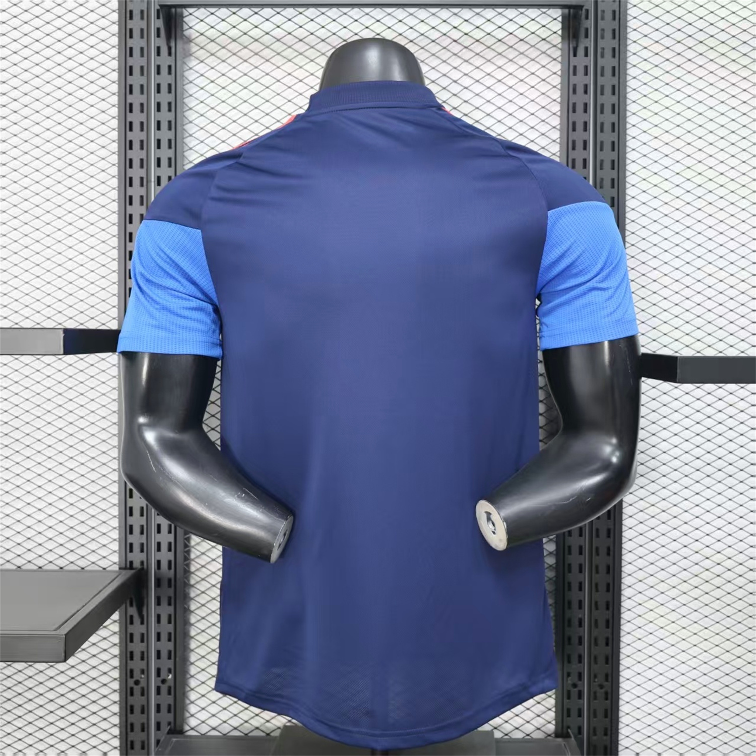 AlphaJersey-Colombia 2026 Dark Blue Pre-Match Training Jersey - Player Version