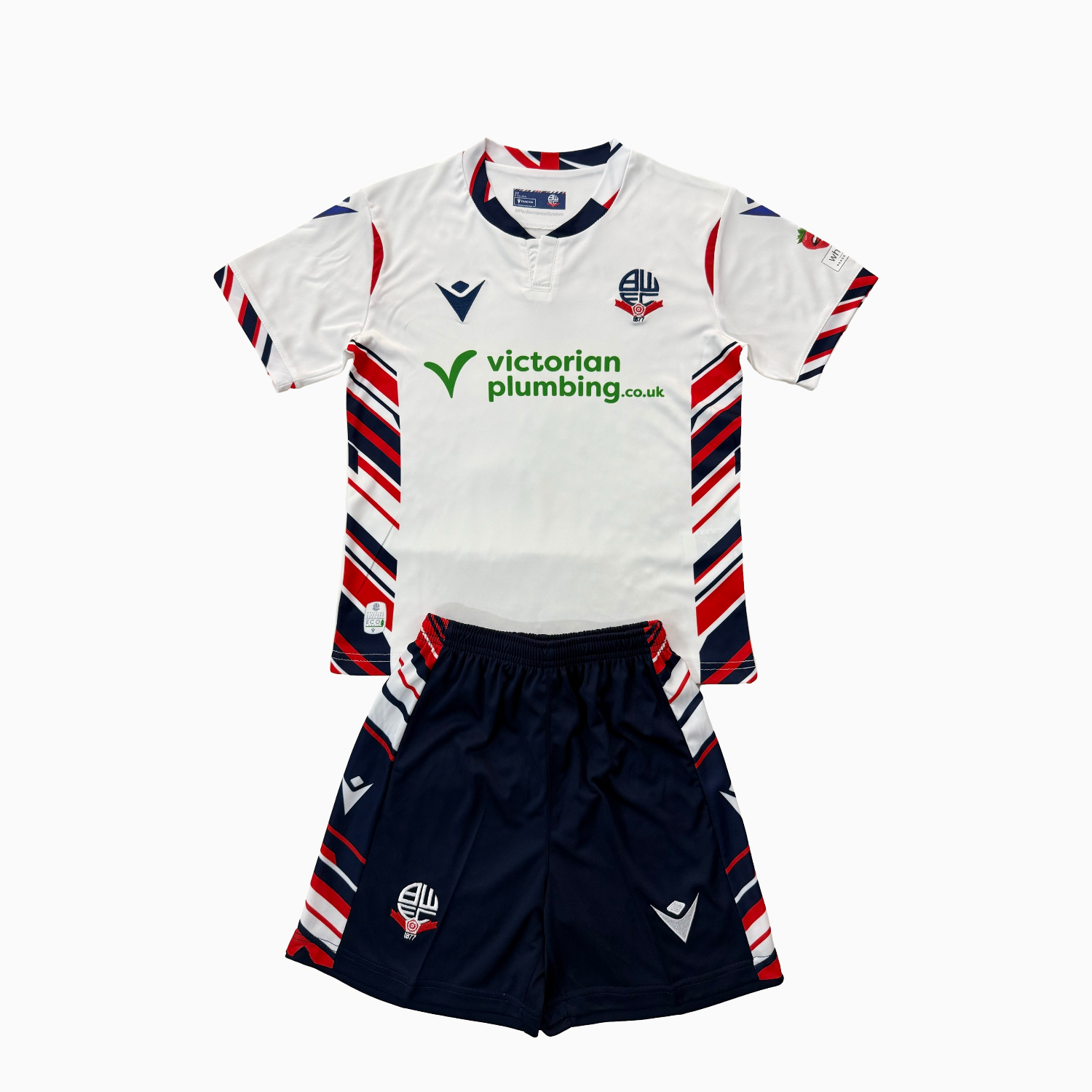 AlphaJersey-Bolton Wanderers 25-26 Home Kids Kit
