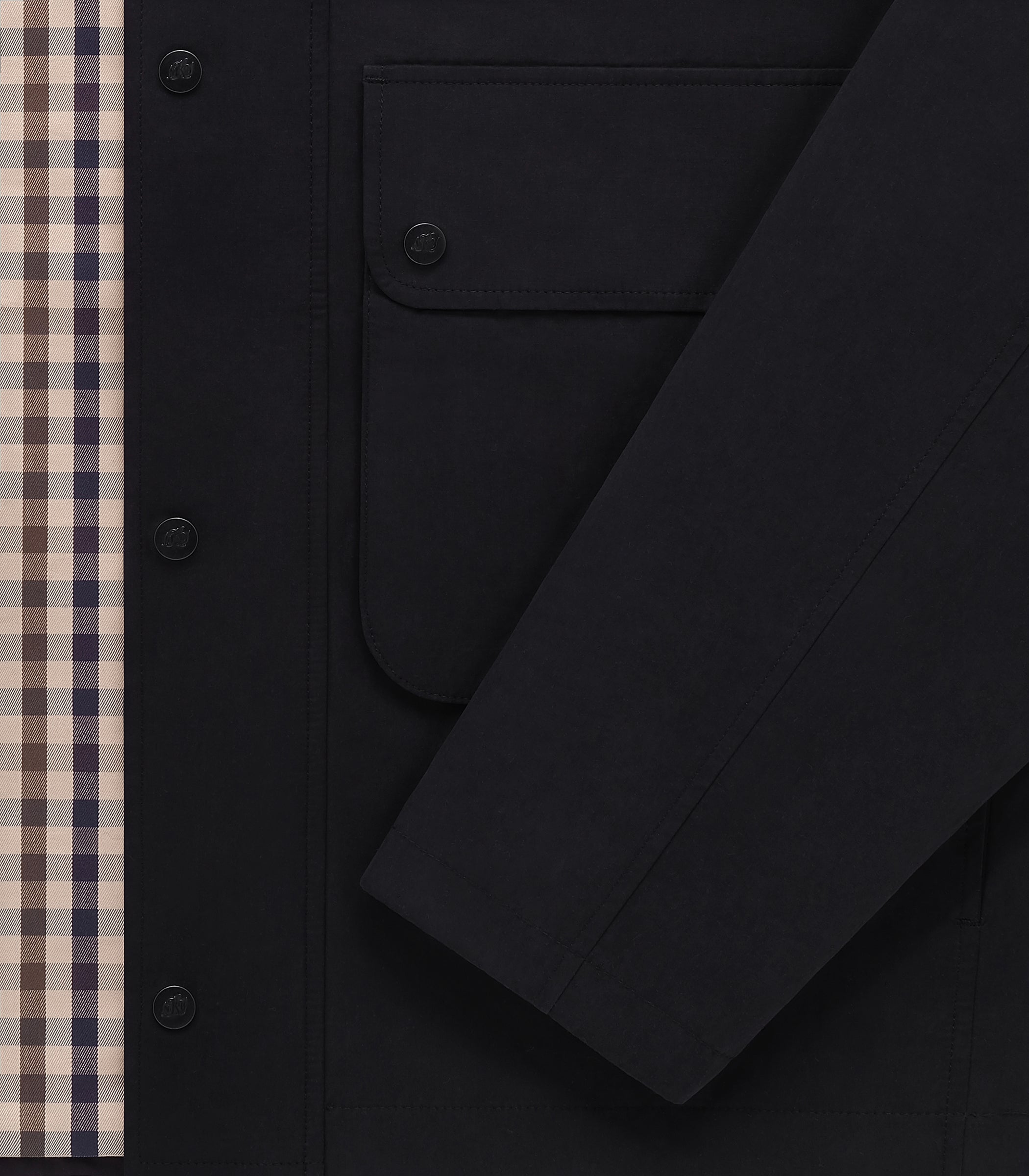 Bay Waxed Cotton & Nylon Jacket | Modern Menswear by yycbvcnbmmnbm