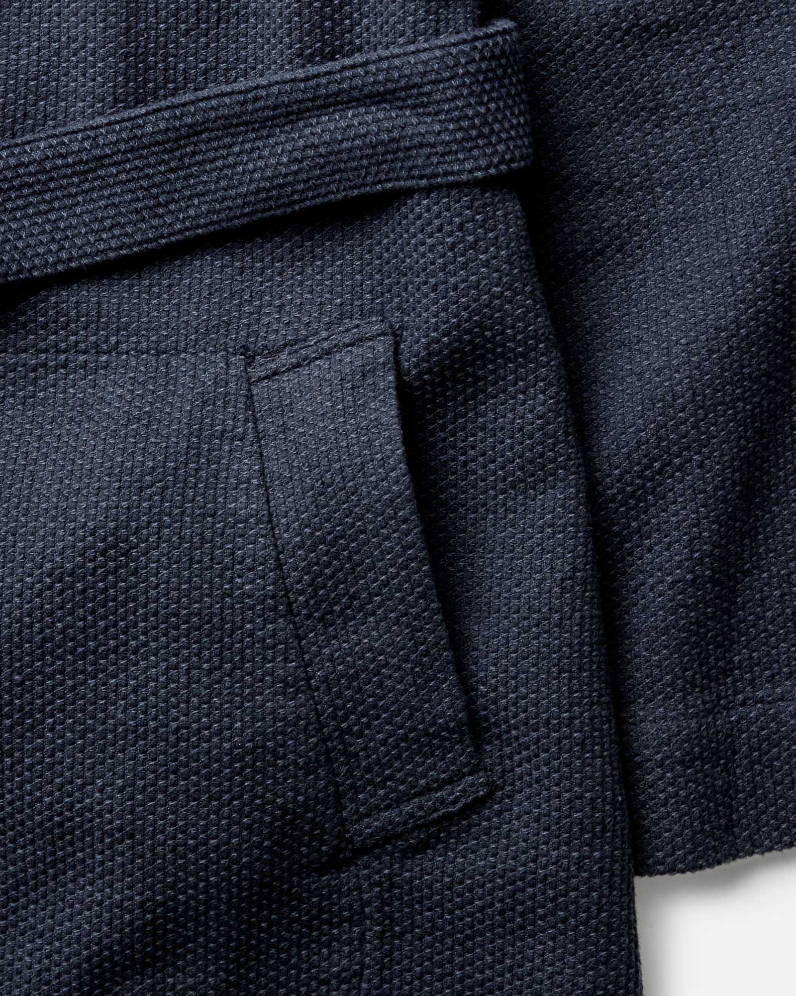 The Apres Robe in Navy Sashiko | Modern Menswear by yycbvcnbmmnbm