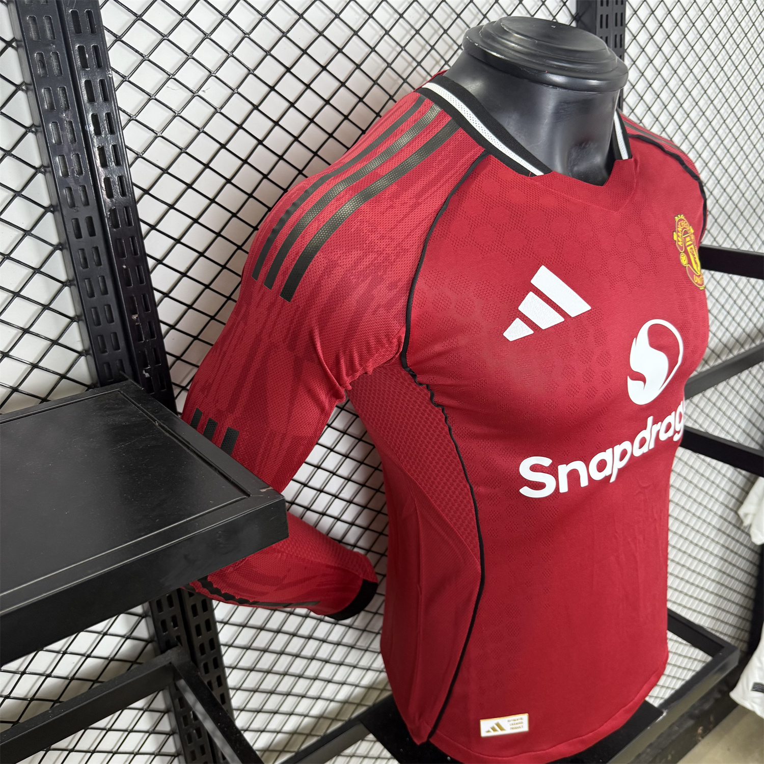 AlphaJersey-Manchester United 25-26 Home Long Sleeves Jersey - Player Version
