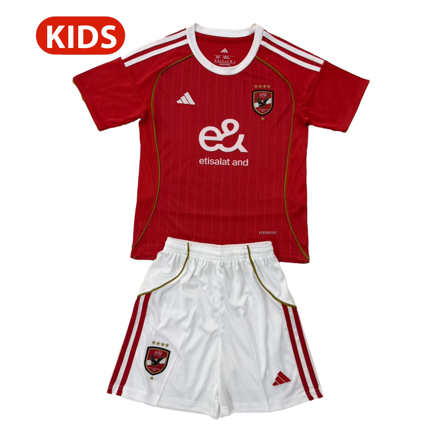 AlphaJersey-Al Ahly SC 25-26 Home Kids Kit