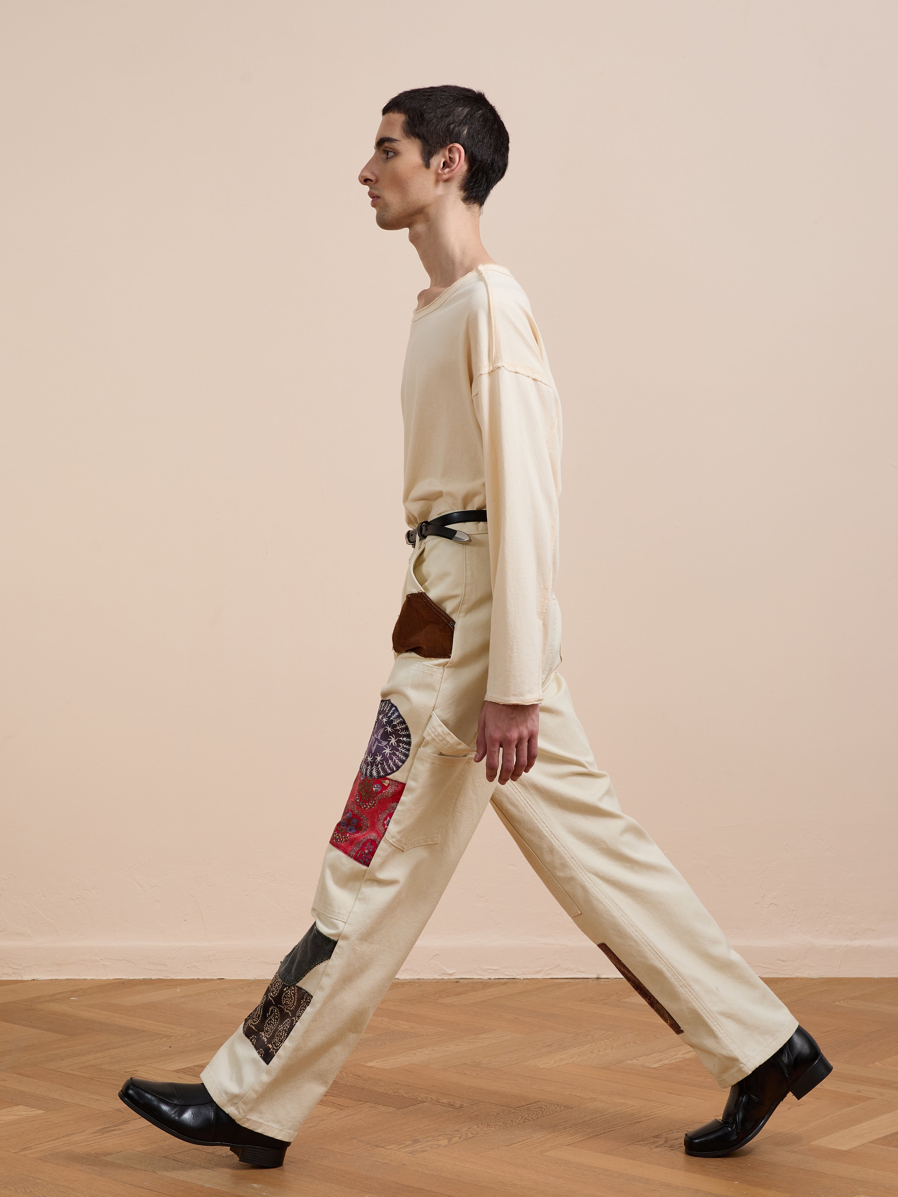 Tapestry Carpenter Canvas Pants | Modern Menswear by yycbvcnbmmnbm