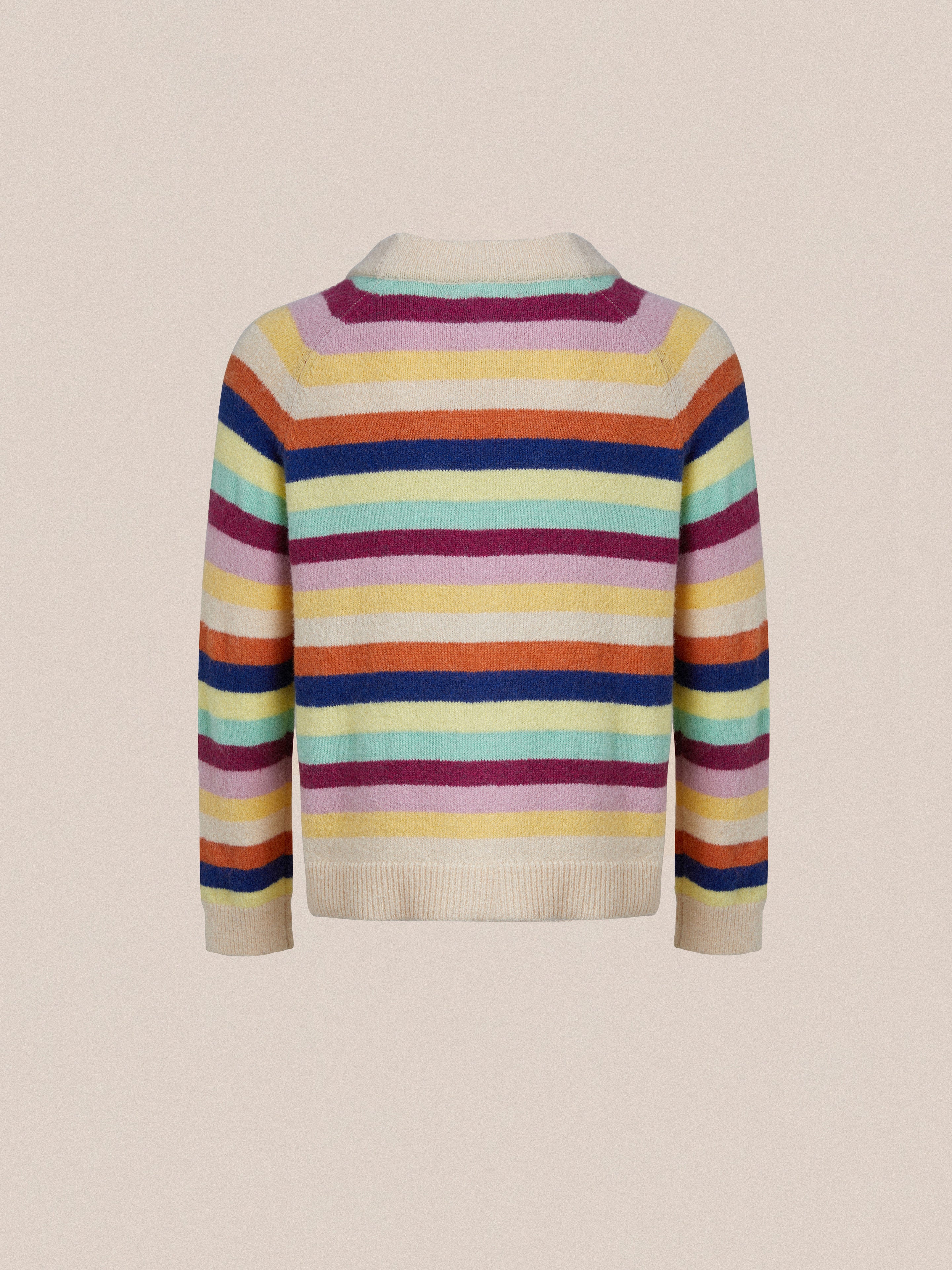 Razi Multi Stripe Cardigan | Modern Menswear by yycbvcnbmmnbm
