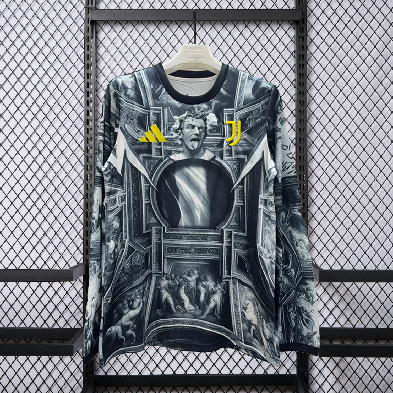 AlphaJersey-Juventus 25-26 Pre-Match Training Long Sleeves Jersey - Fans Version