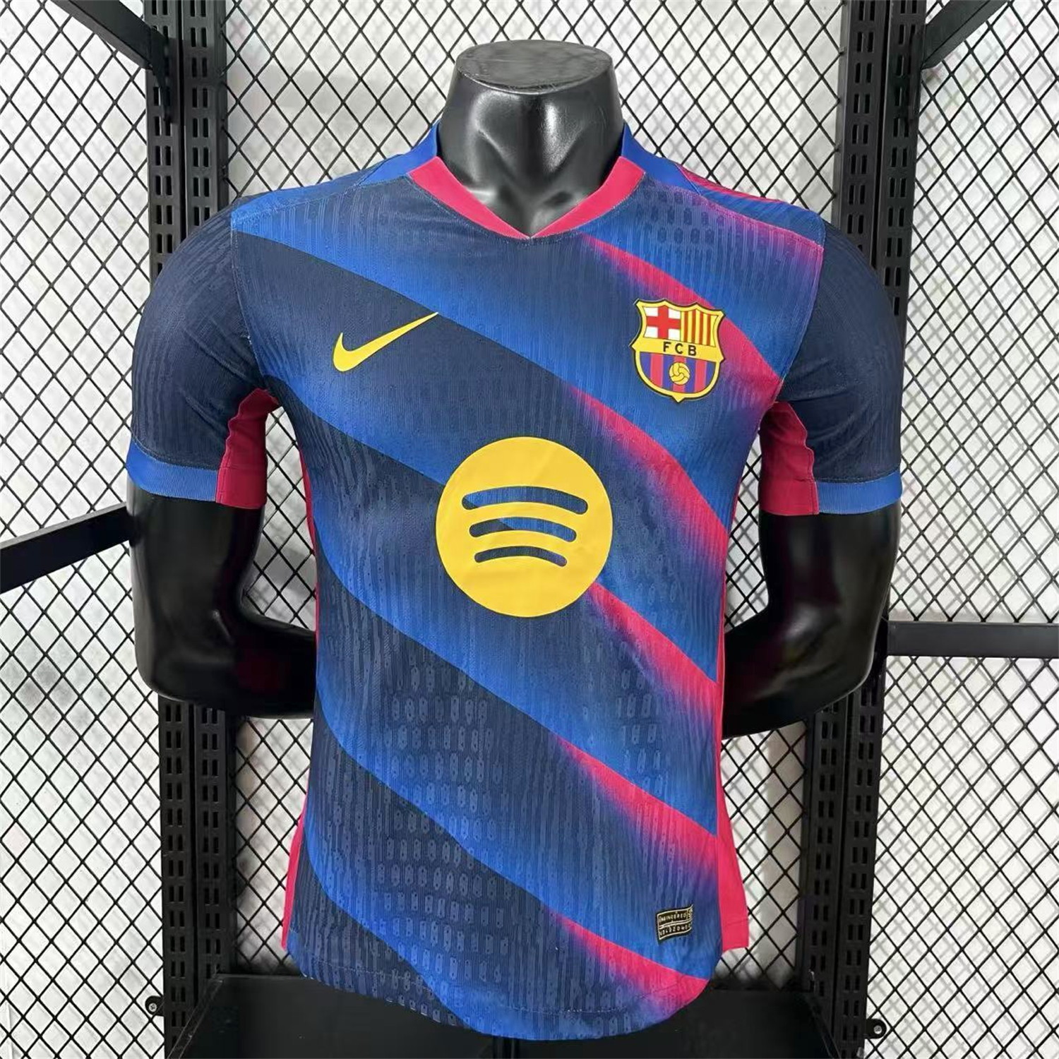 AlphaJersey-Barcelona 25-26 Red And Blue Twill Special Jersey - Player Version