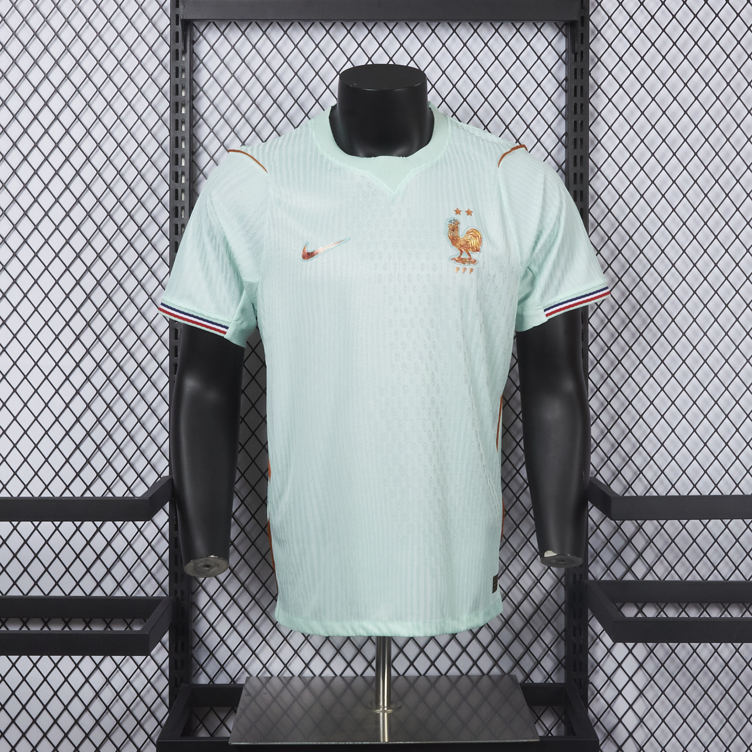 AlphaJersey-France 2026 Away Mint Green Jersey - Player Version