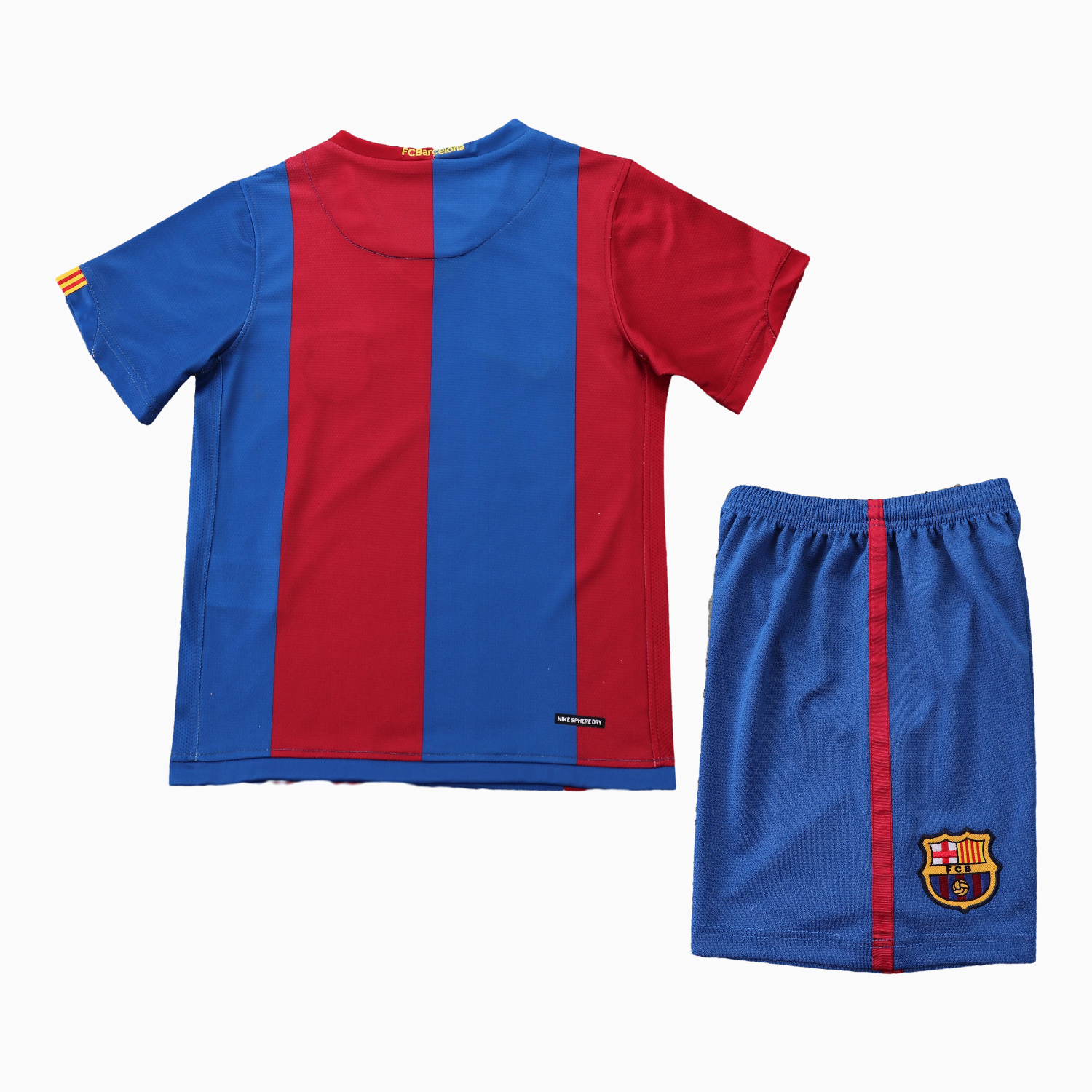 AlphaJersey-Retro Barcelona 2006-07 Home Kids Kit