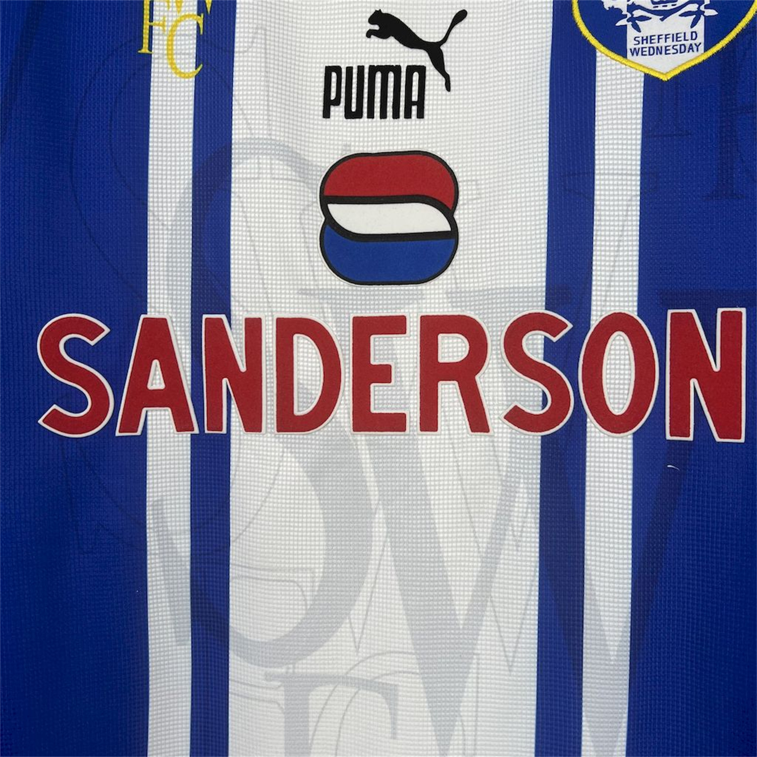 AlphaJersey-Retro Sheffield Wednesday 1996-97 Home Jersey