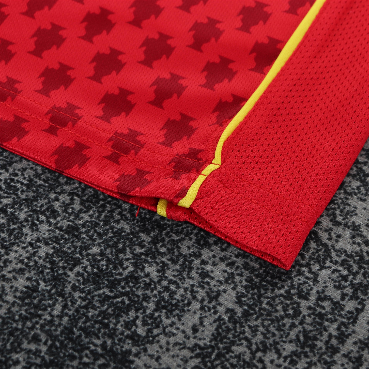 AlphaJersey-Retro Portugal 2004 Home Long Sleeves Kids Kit