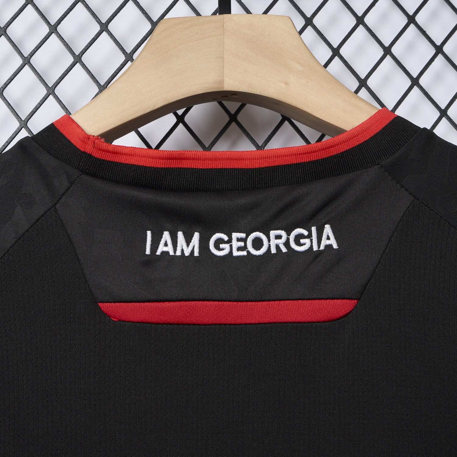 AlphaJersey-Georgia 2026 Away Black Jersey - Fans Version
