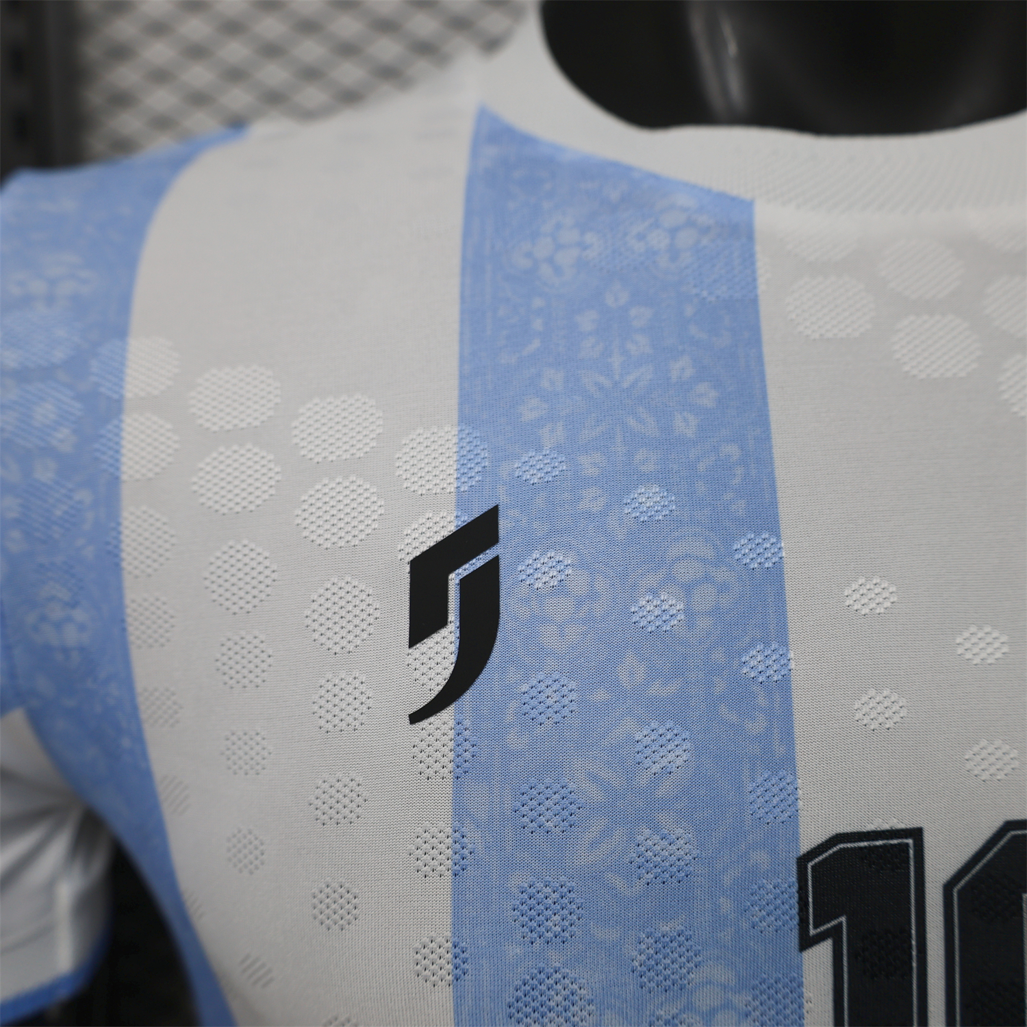 AlphaJersey-Argentina 2026 White Blue Maradona Special Kit - Player Version