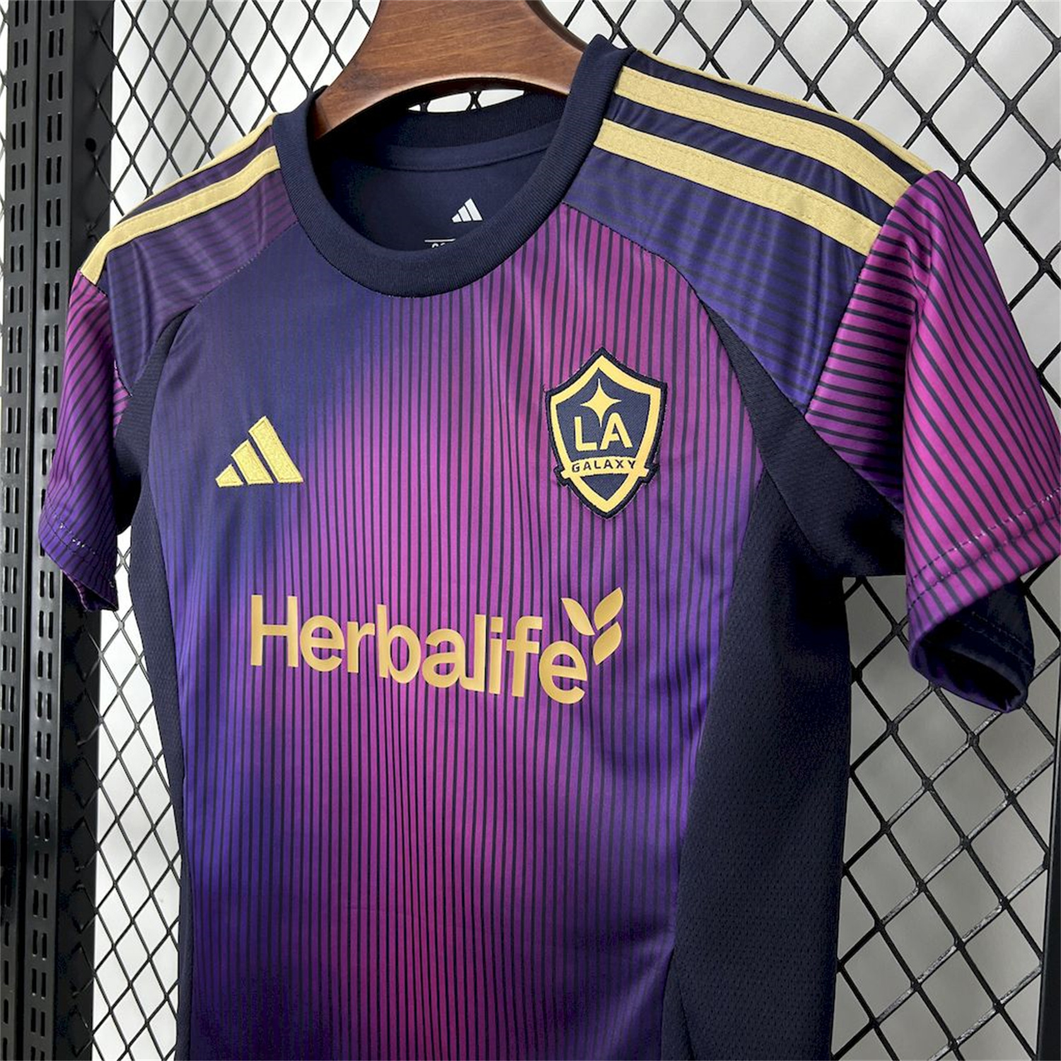 AlphaJersey-LA Galaxy 2025 Away Kids Kit