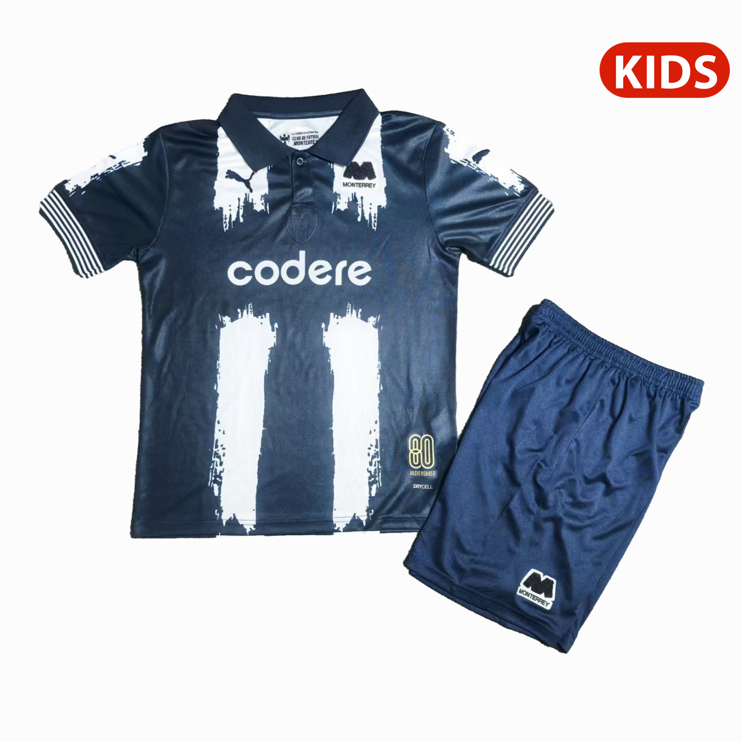 AlphaJersey-Rayados Monterrey 25-26 80th Anniversary Kids Kit