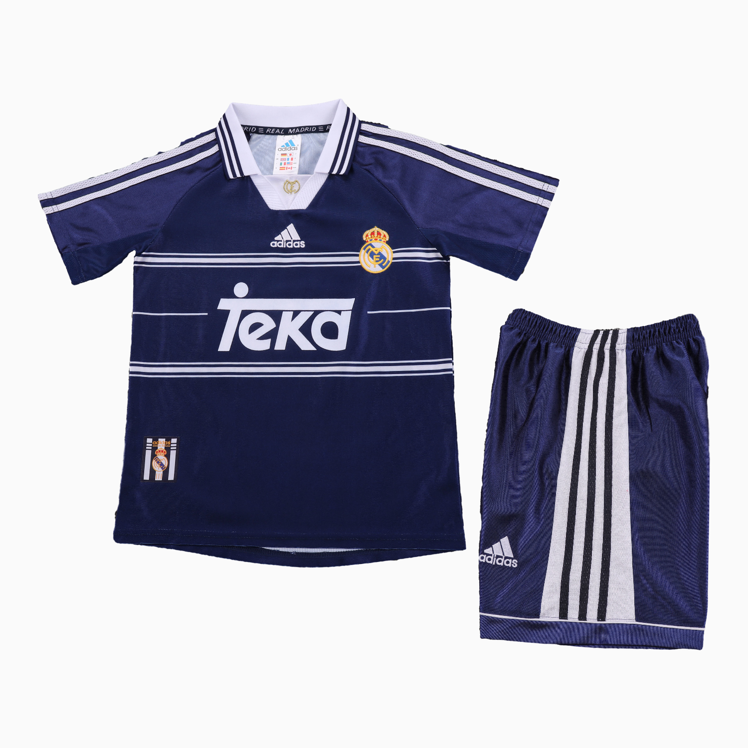 AlphaJersey-Retro Real Madrid 1998-99 Away Kids Kit
