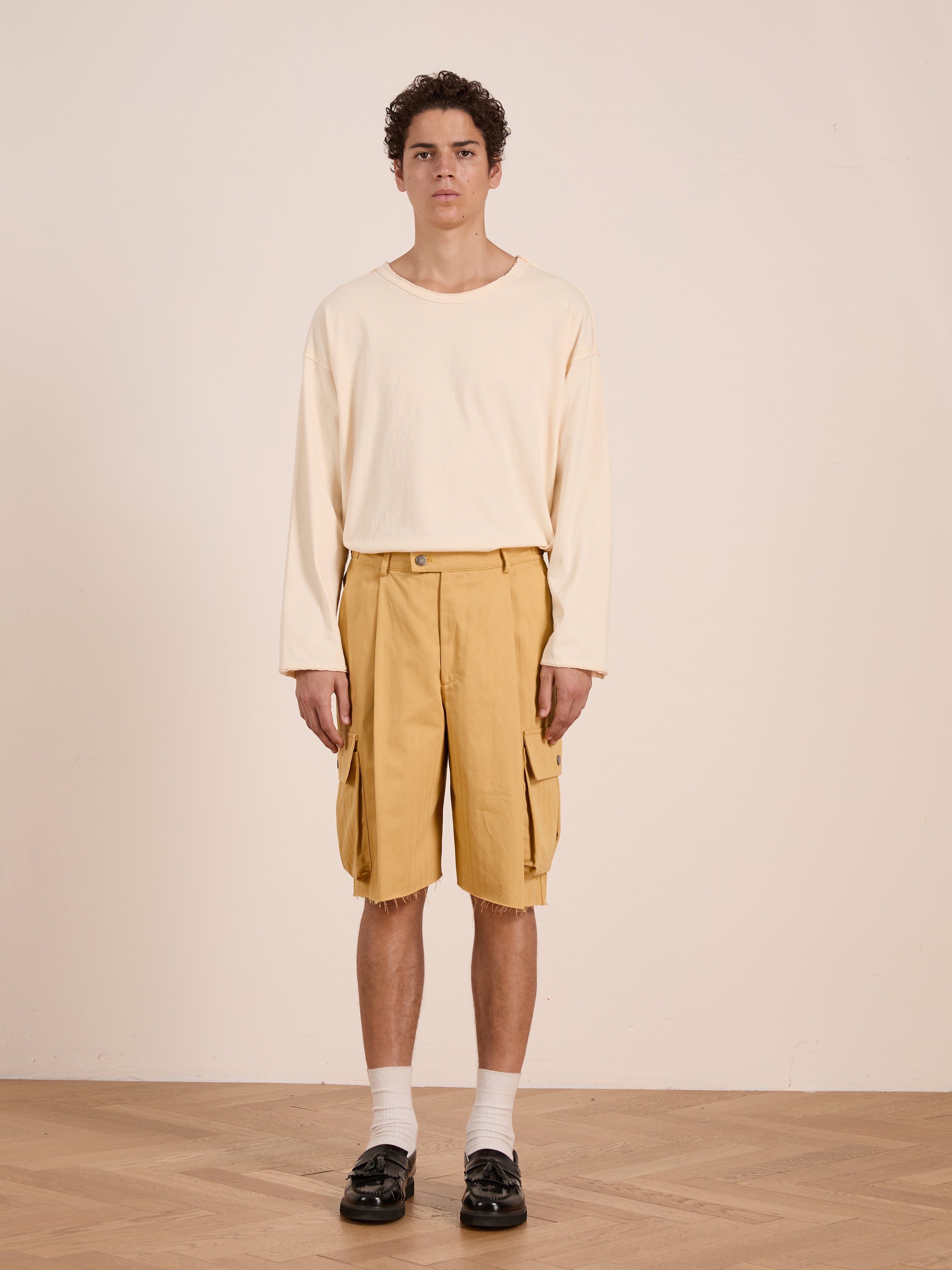 Sunlight Twill Cargo Shorts | Modern Menswear by yycbvcnbmmnbm