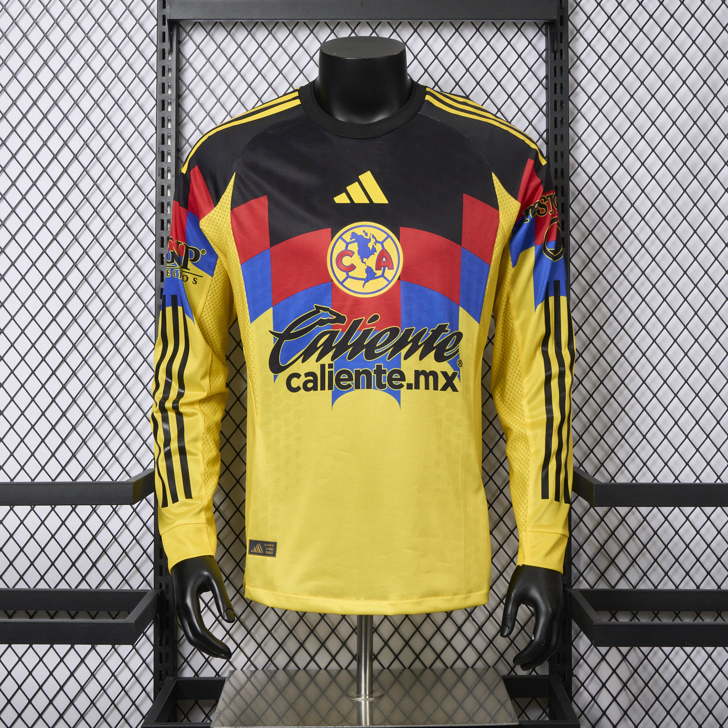AlphaJersey-Club América 25-26 Home Long Sleeves Jersey - Player Version