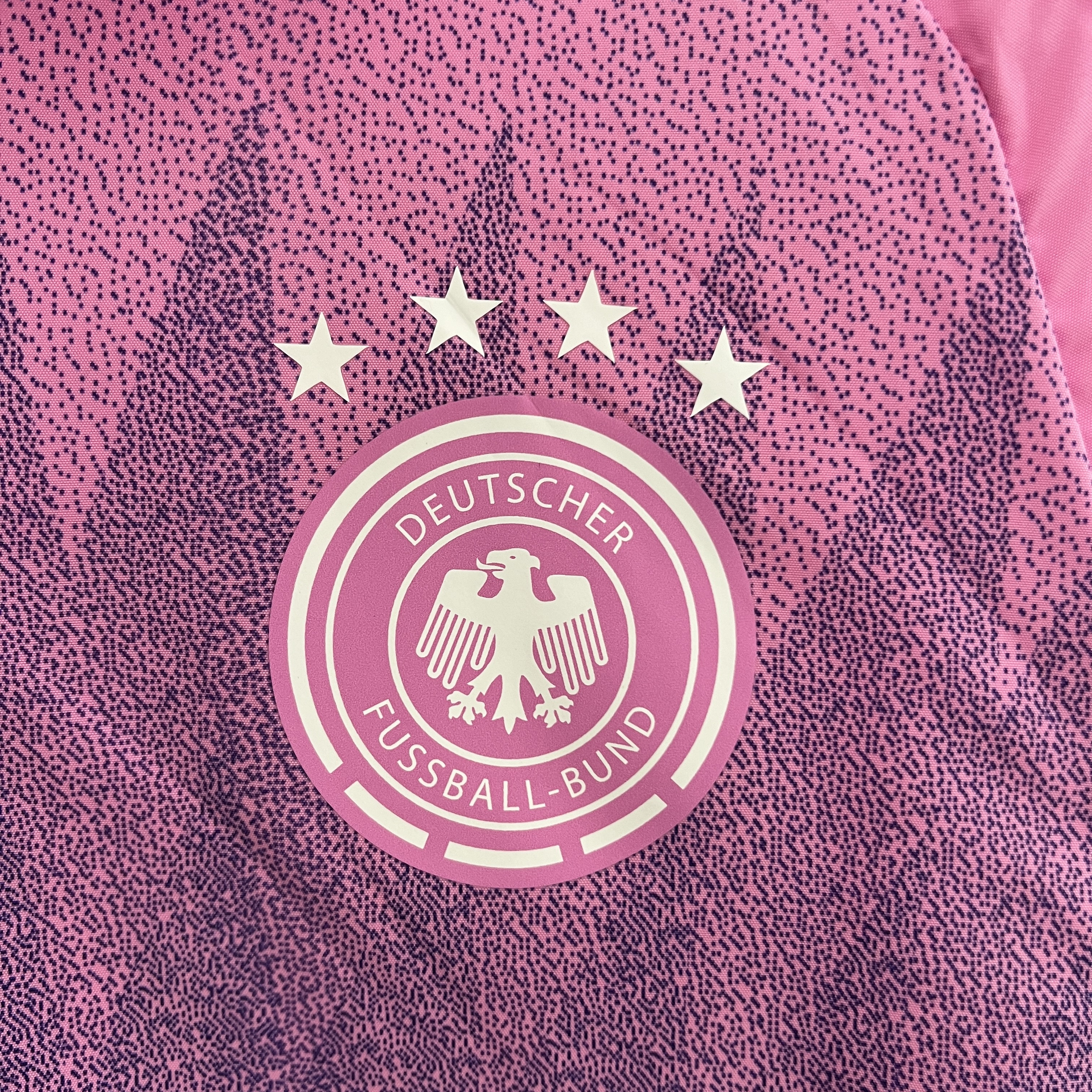 AlphaJersey-Germany 2024 Double Sided Reversible Windbreaker - Purple & White