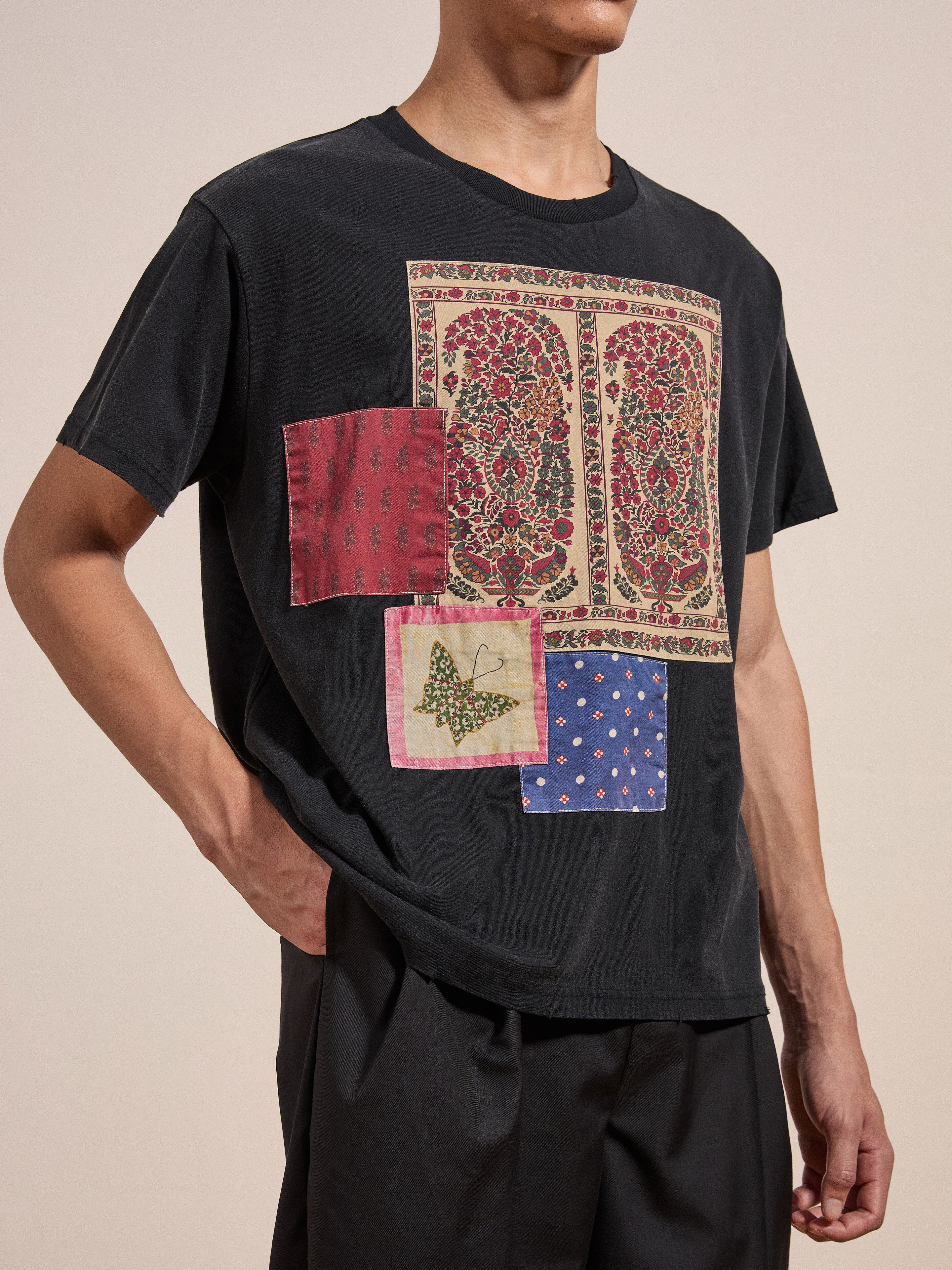 Patchwork Tee | Modern Menswear by yycbvcnbmmnbm