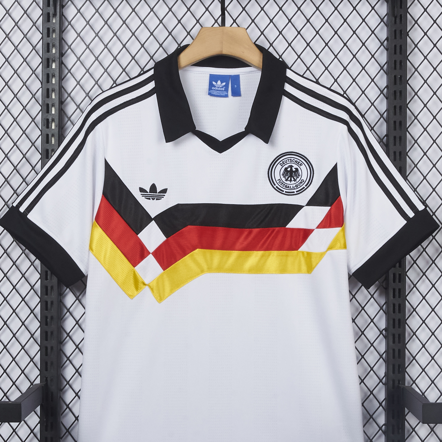 AlphaJersey-Retro Germany 1988-91 Home Polo Jersey