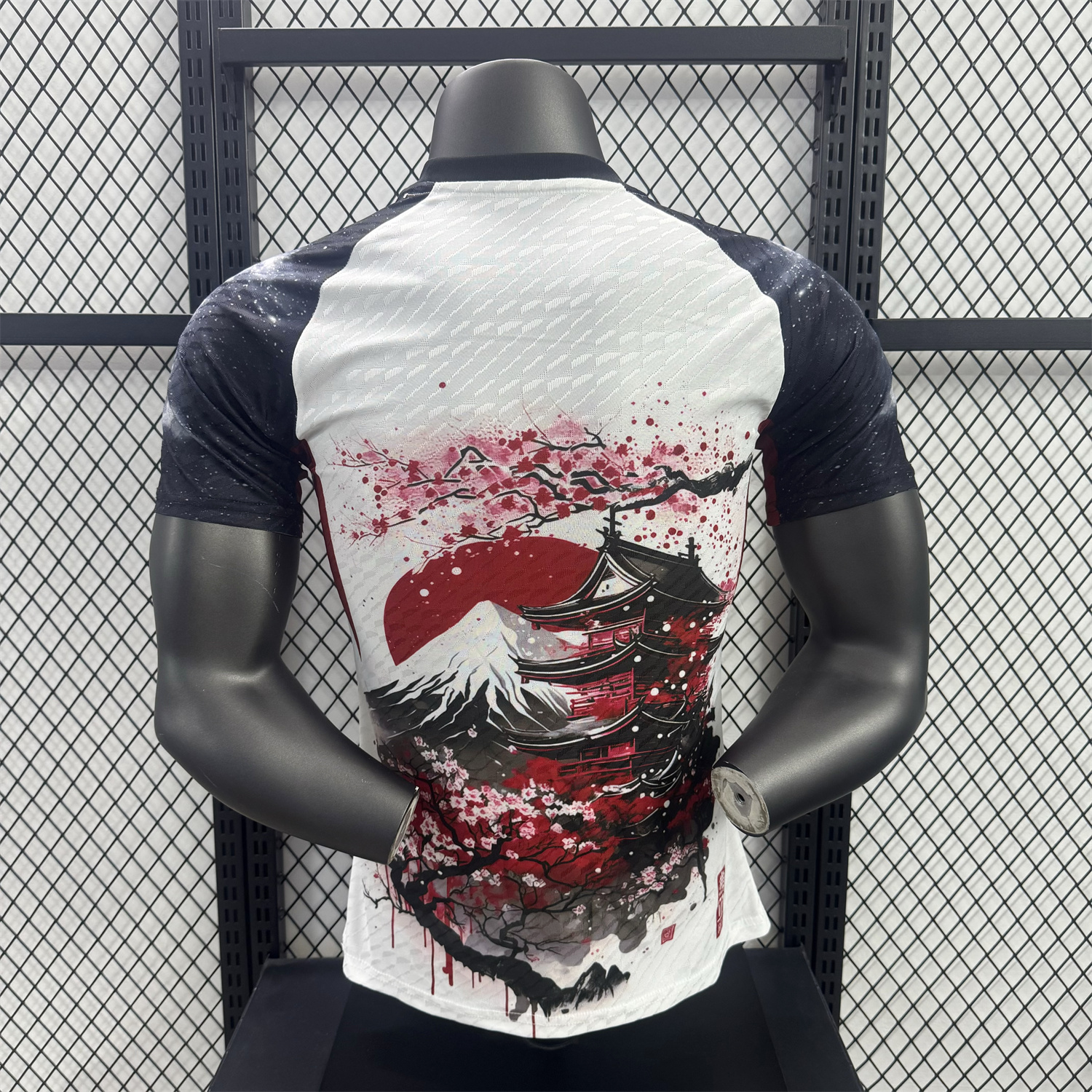AlphaJersey-Japan 25-26 Sunset Over Mount Fuji Flowers Floating Over Churei Pagoda Special Jersey - Player Version
