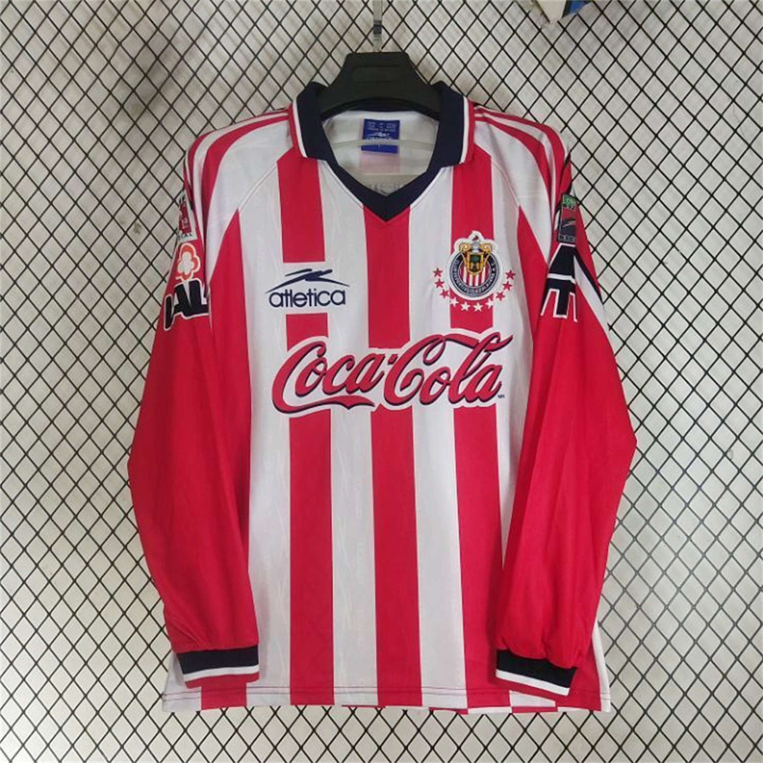 AlphaJersey-Retro Chivas de Guadalajara 1998-99 Home Long Sleeves Jersey