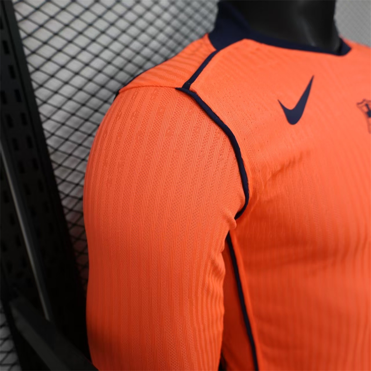 AlphaJersey-Barcelona 25-26 Third Orange Long Sleeves Jersey - Player Version