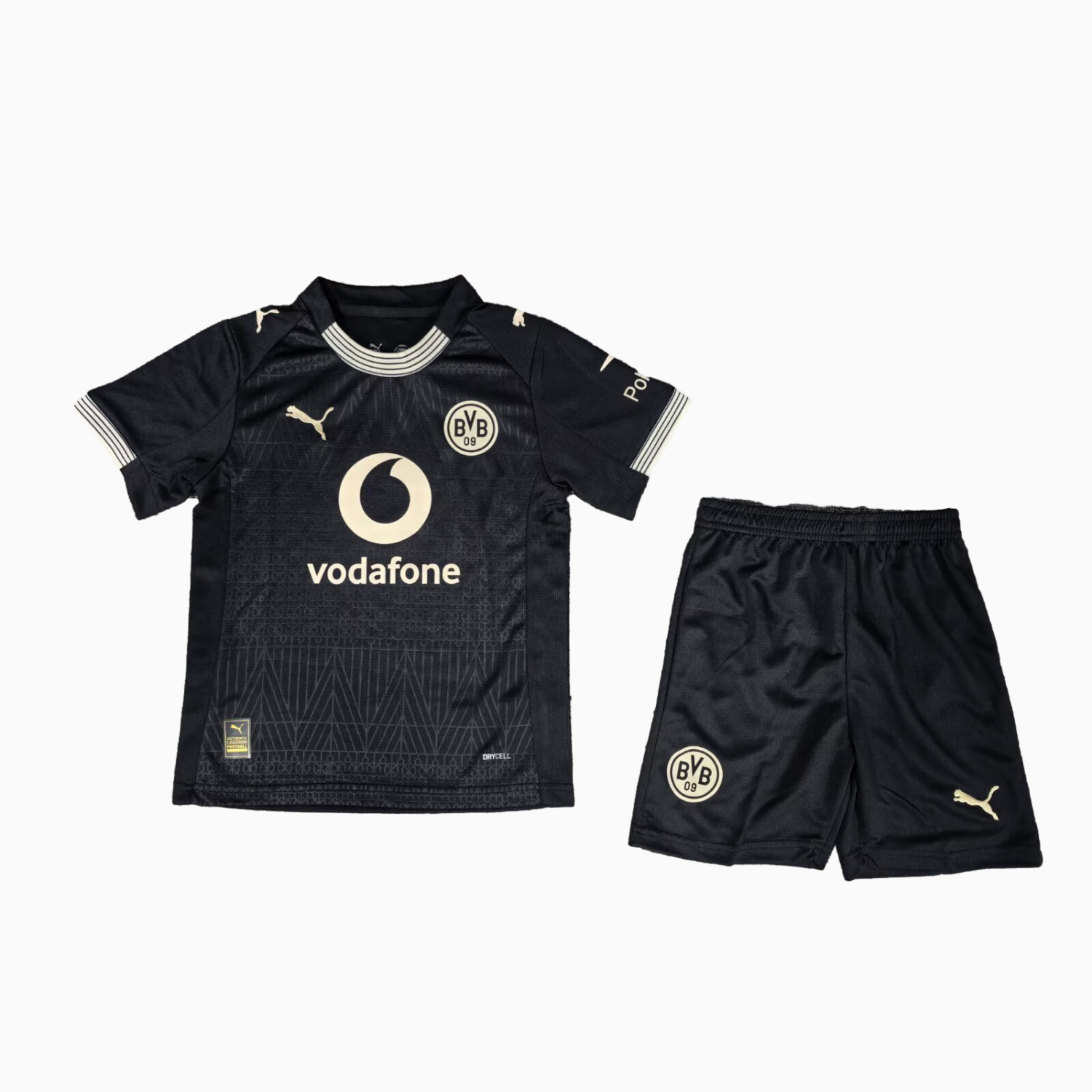 AlphaJersey-Dortmund 25-26 “100 JAHRE STADION ROTE ERDE” Black Special Kids Kit
