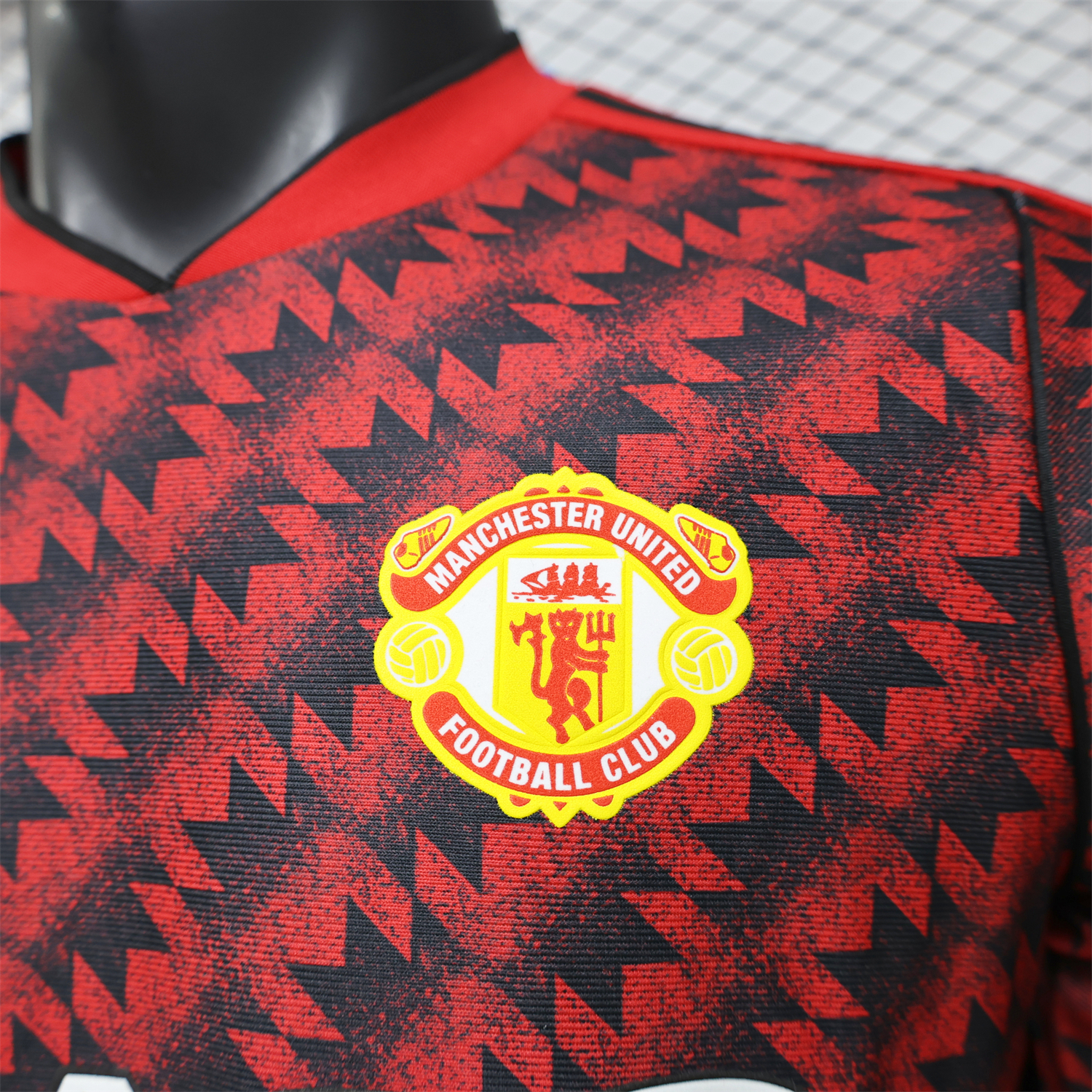 AlphaJersey-Manchester United 26-27 Terrace Icon Retro Casual Style Red Jersey - Player Version