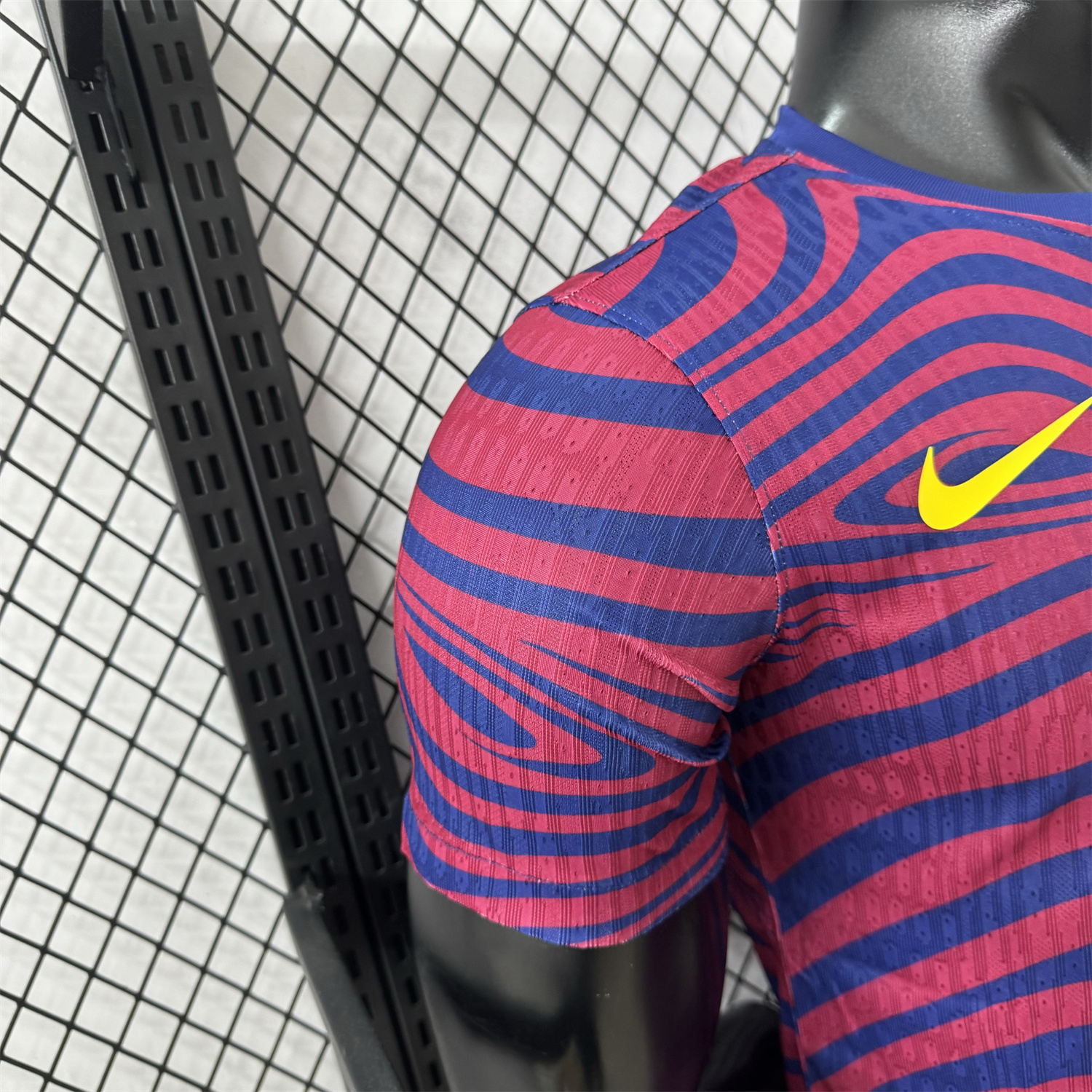 AlphaJersey-Barcelona 25-26 Red & Blue Contours Special Jersey - Player Version