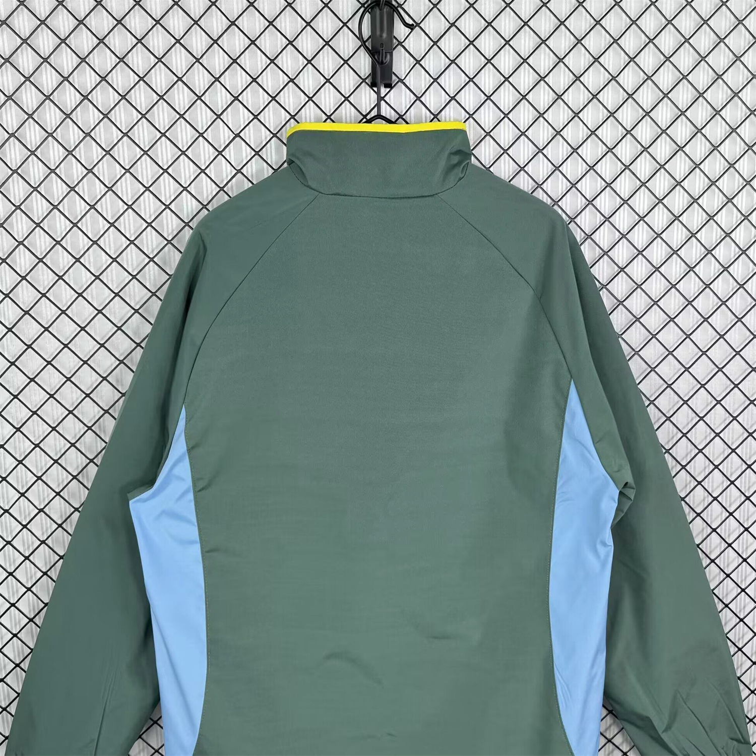AlphaJersey-Retro Sporting CP 2002-03 Windbreaker Jacket - Blue Green