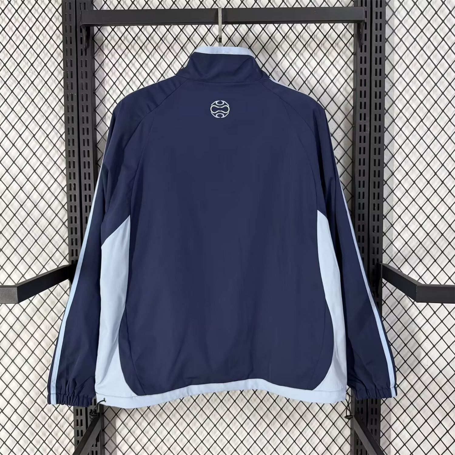 AlphaJersey-Argentina 2026 Windbreaker Jacket - Black And Blue